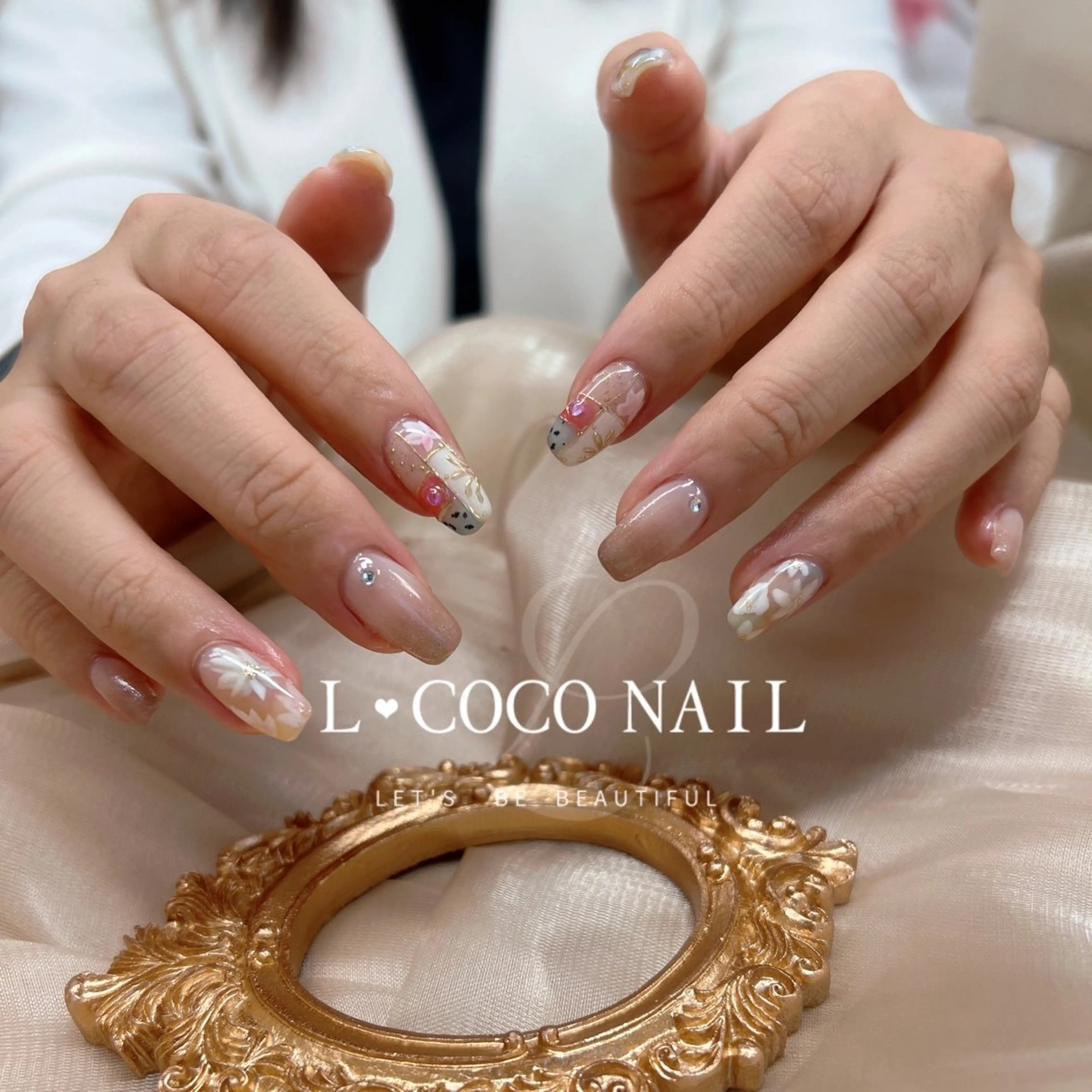 ネイル 春ネイル L·COCO Nail所属・L♡ COCO nailのネイルデザイン