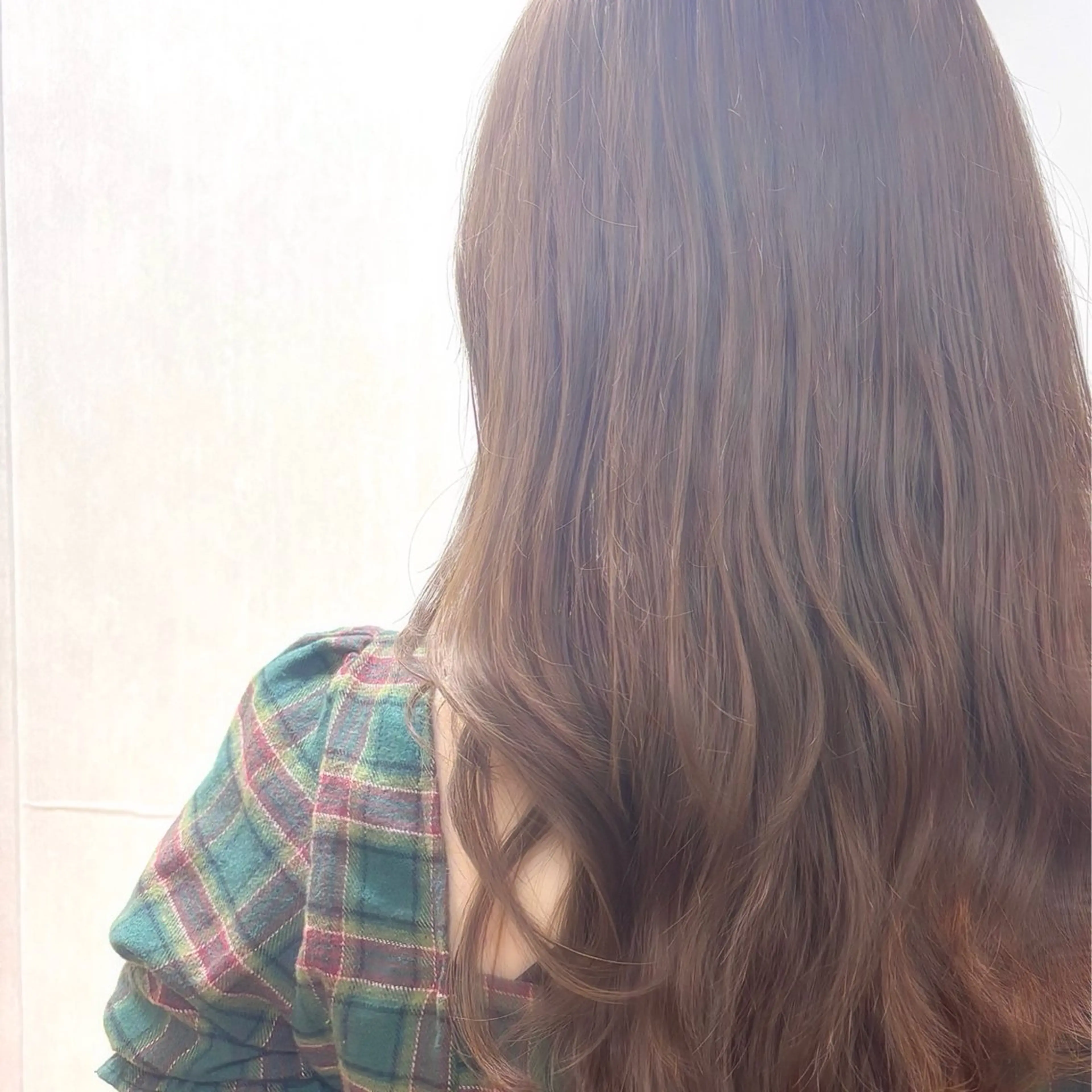 ロング カラー ヘアカラー トリートメント 透明感/ベージュ/ 顔周り/yuna.のヘアスタイル