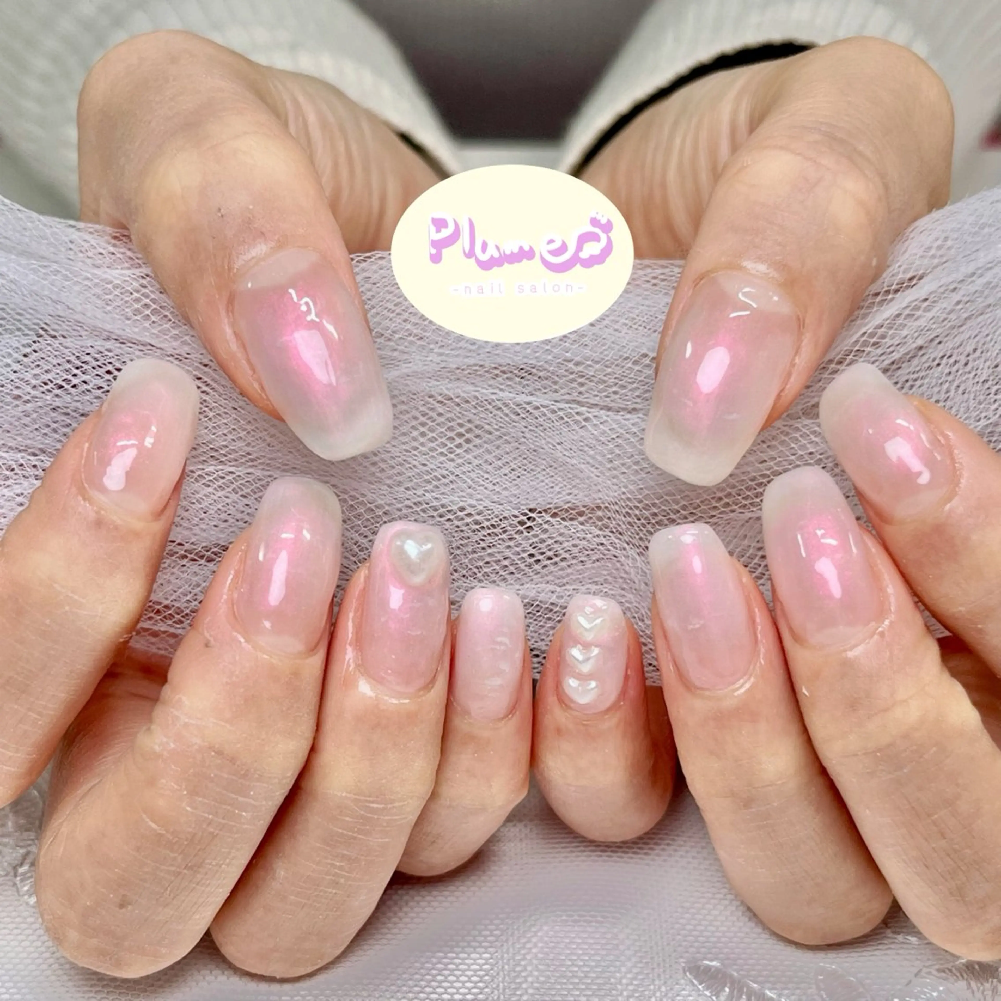 ネイル ハンドネイル plume nail ☆韓国ネイルのネイルデザイン