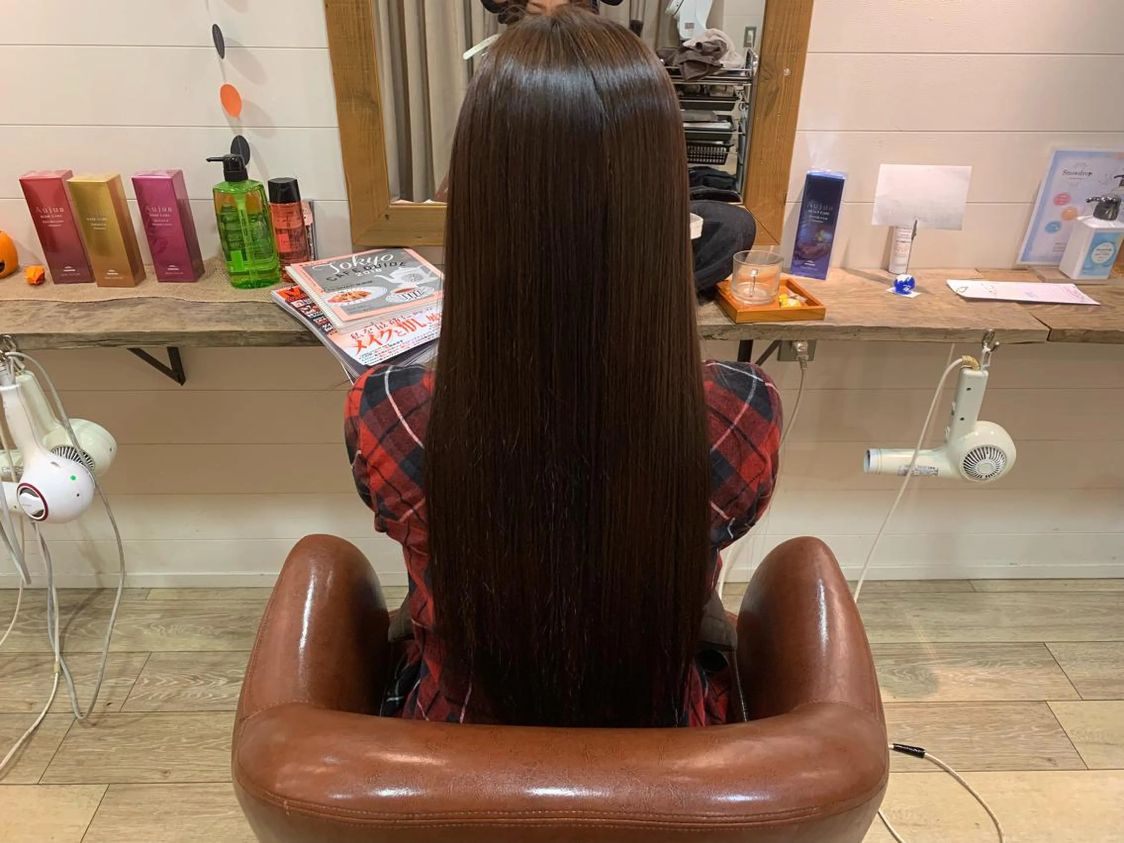 ロング カラー 井上 涼花のヘアスタイル