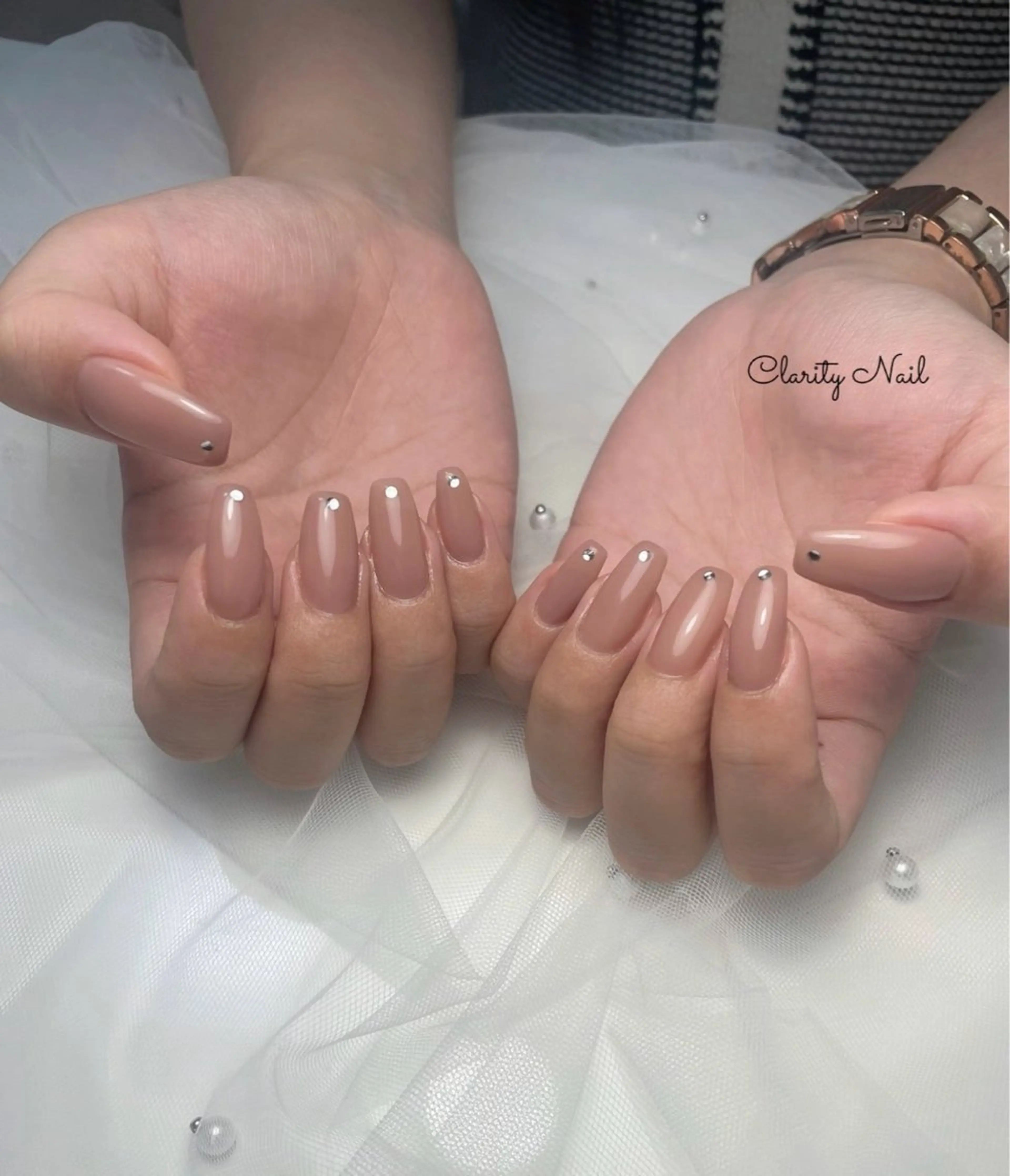 ネイル ワンカラーネイル ハンドネイル Clarity Nailのネイルデザイン