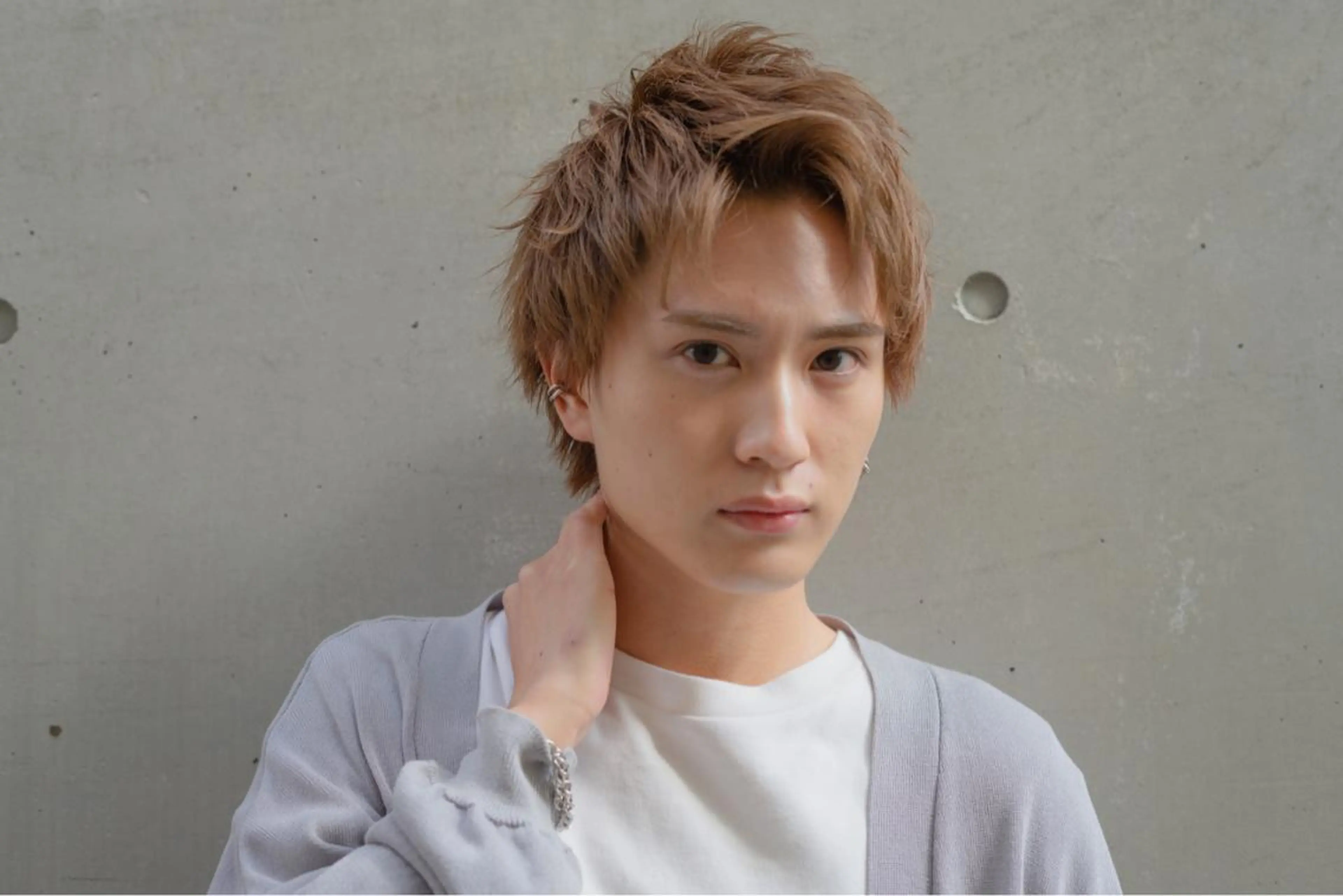 ショート メンズ 淡路上新庄/髪質改善 .艶カラー/野口春貴のヘアスタイル