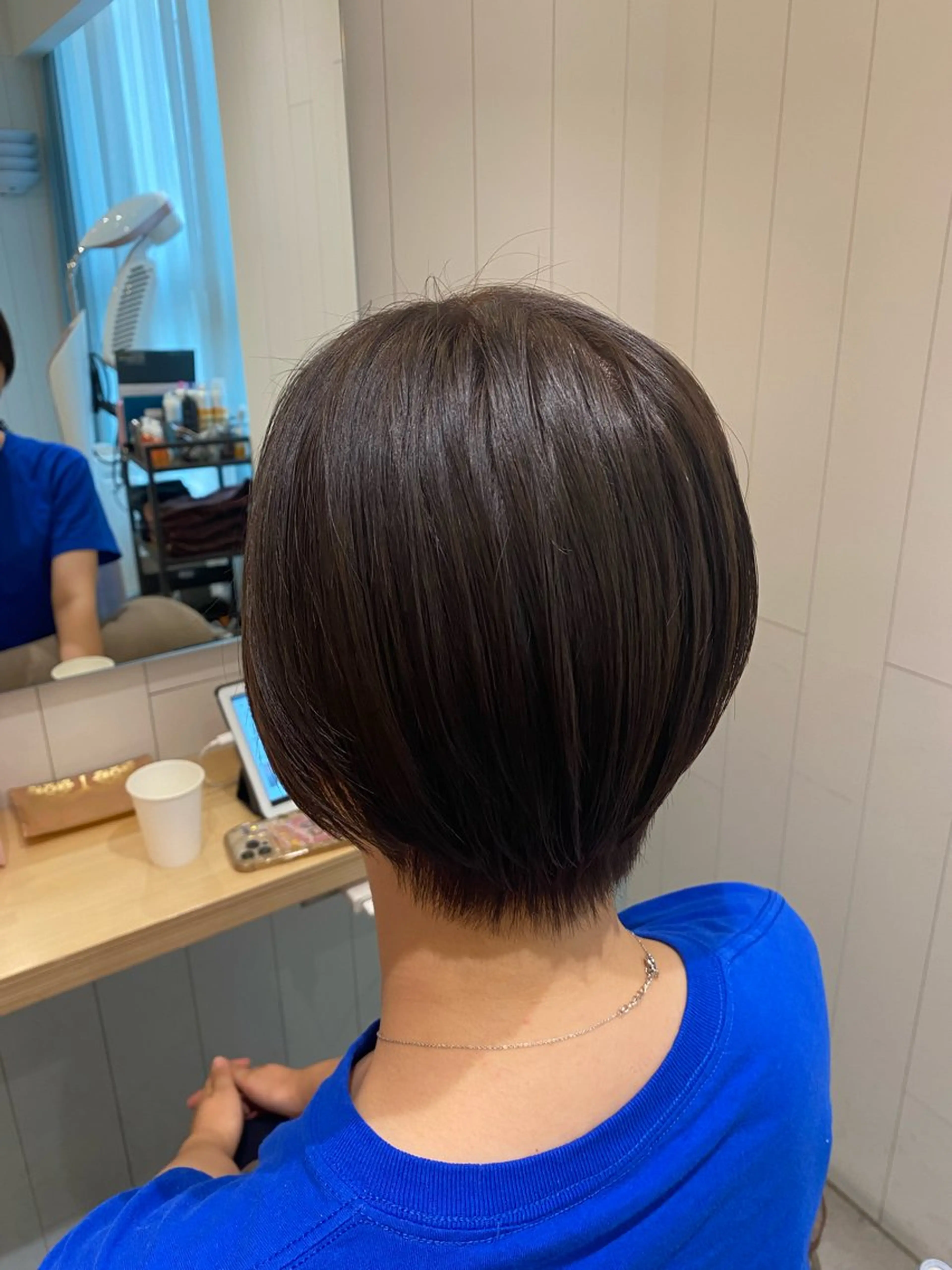 ショート カラー ショートヘア カット ヘアカラー トリートメント Re:berta所属・メンズパーマ・ カット モリヤ🌺のヘアスタイル