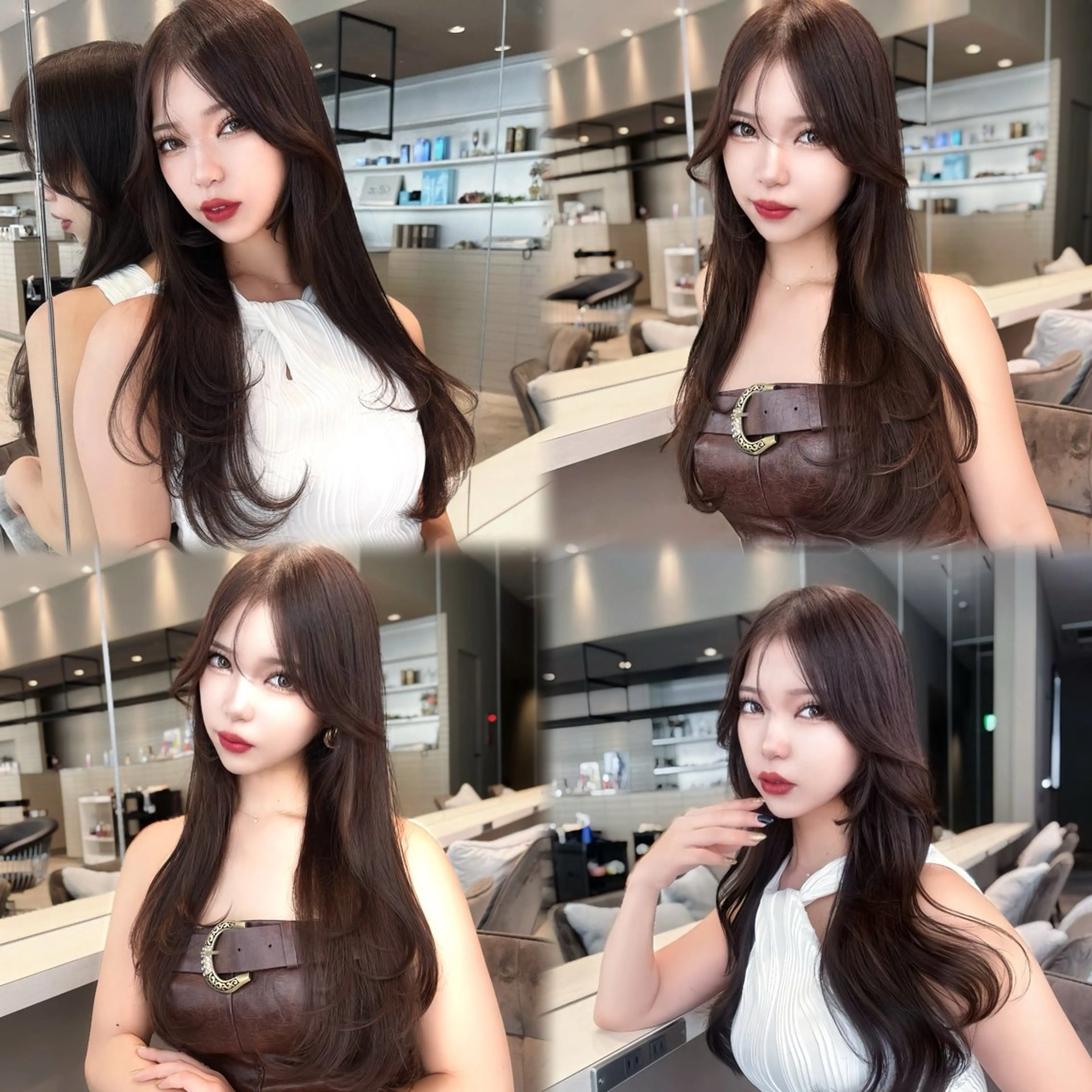 ロング カラー ヘアアレンジ 韓国ヘア/髪質改善 TAKAHIROのヘアスタイル