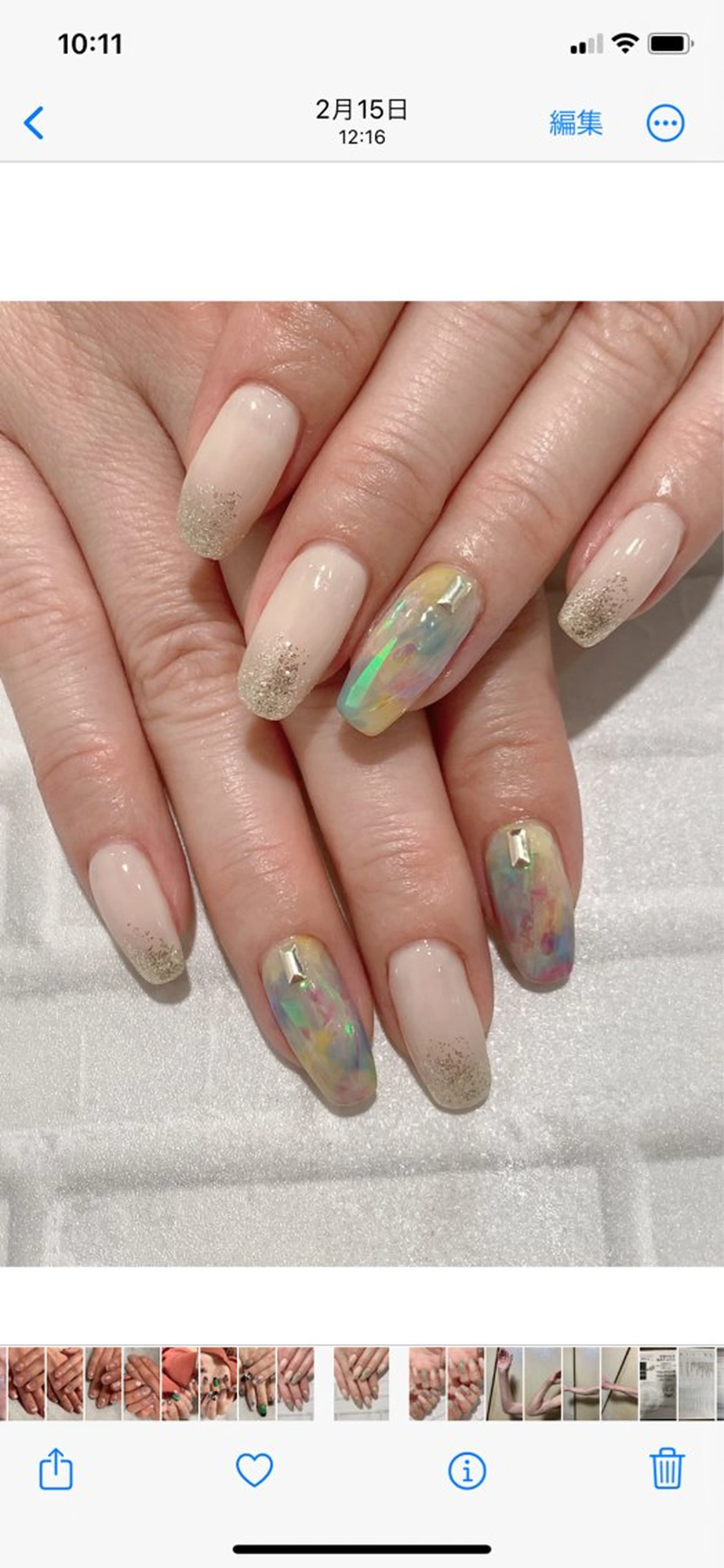 ネイル ハンドネイル グラマラス ネイルのネイルデザイン