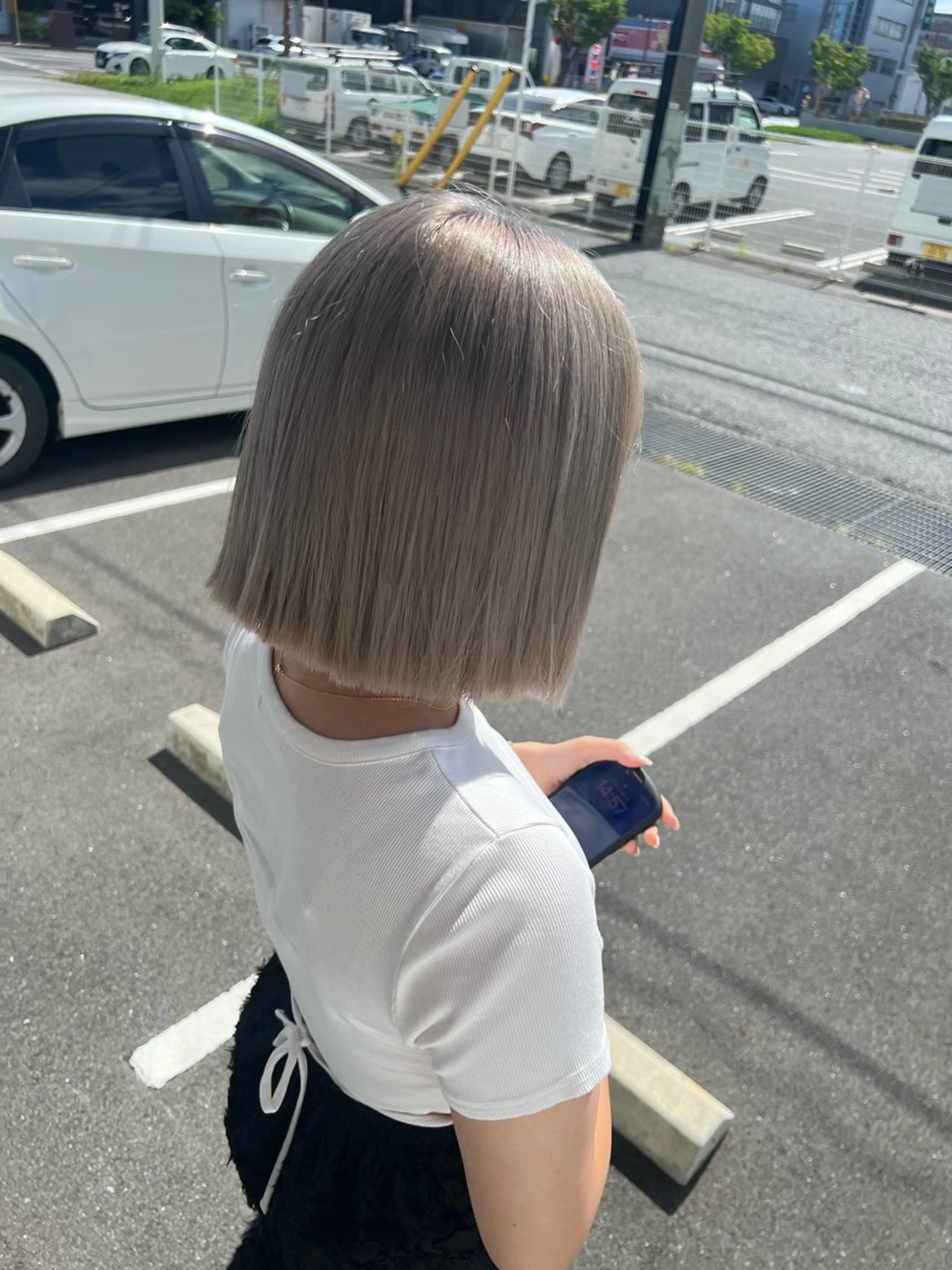 カラー ALEAP himekaのヘアスタイル