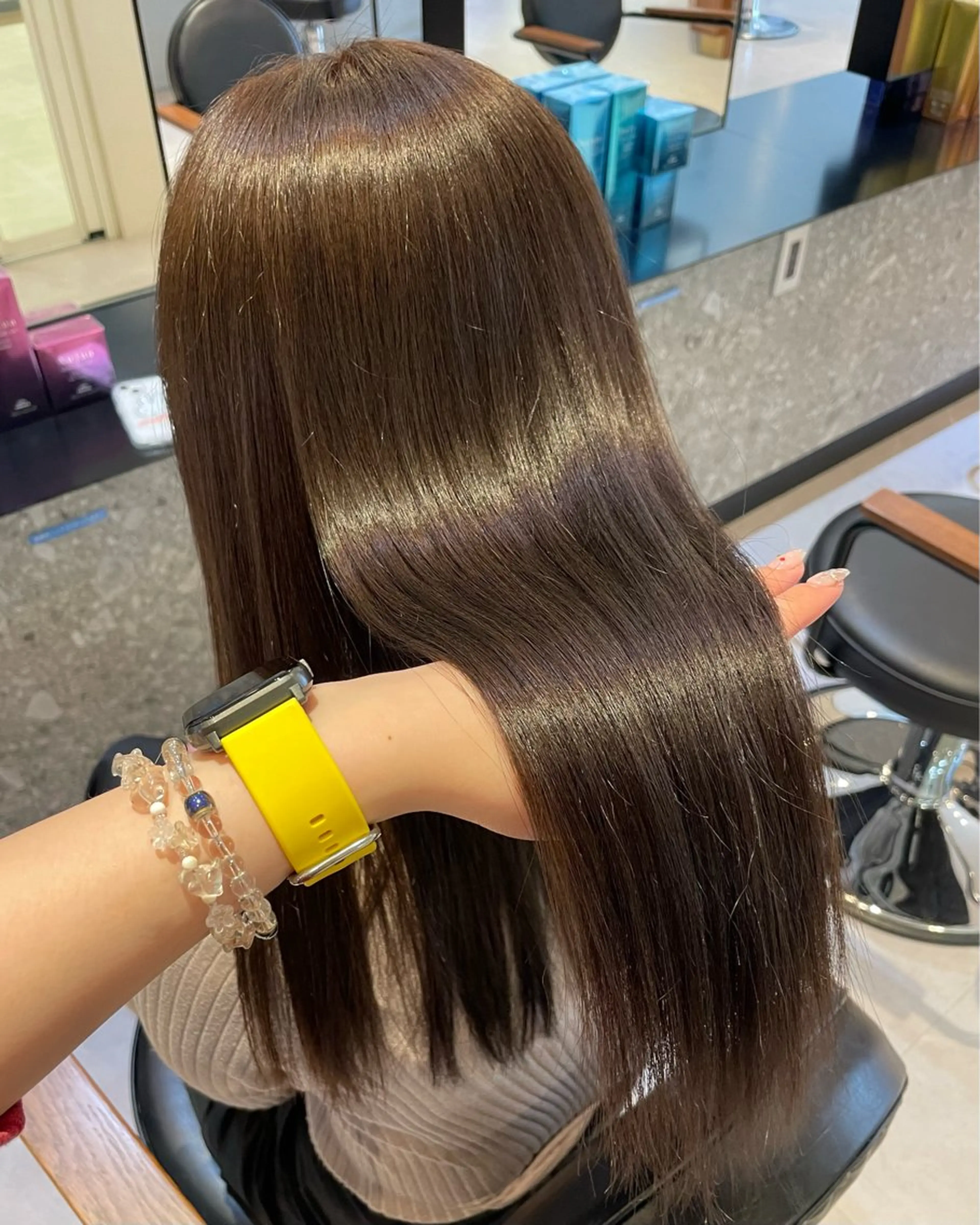 ブリーチなし💫ダブルカラートリートメント💕の写真