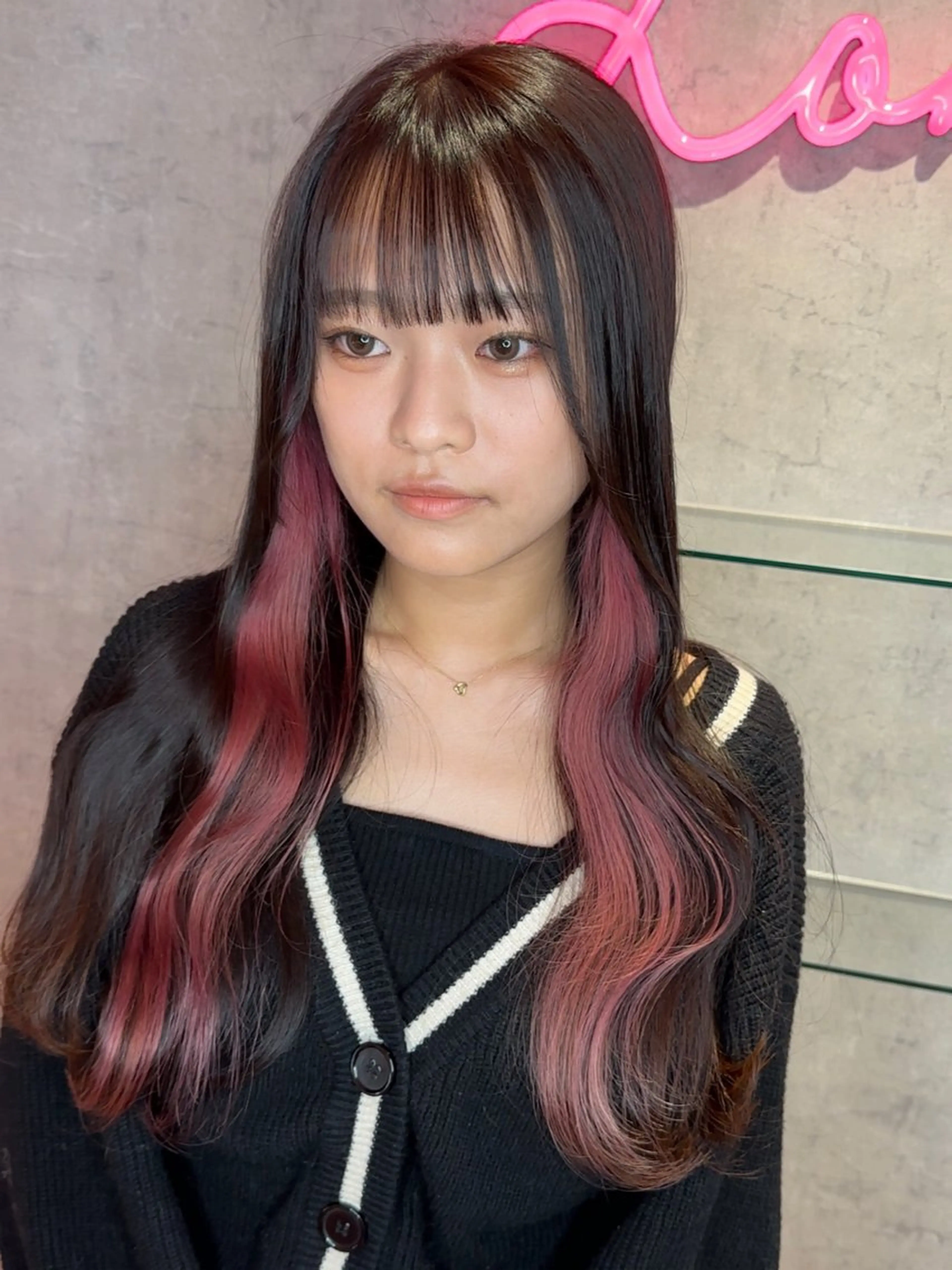 ロング カラー 韓国ヘア/艶カラー /田中悠佑のヘアスタイル