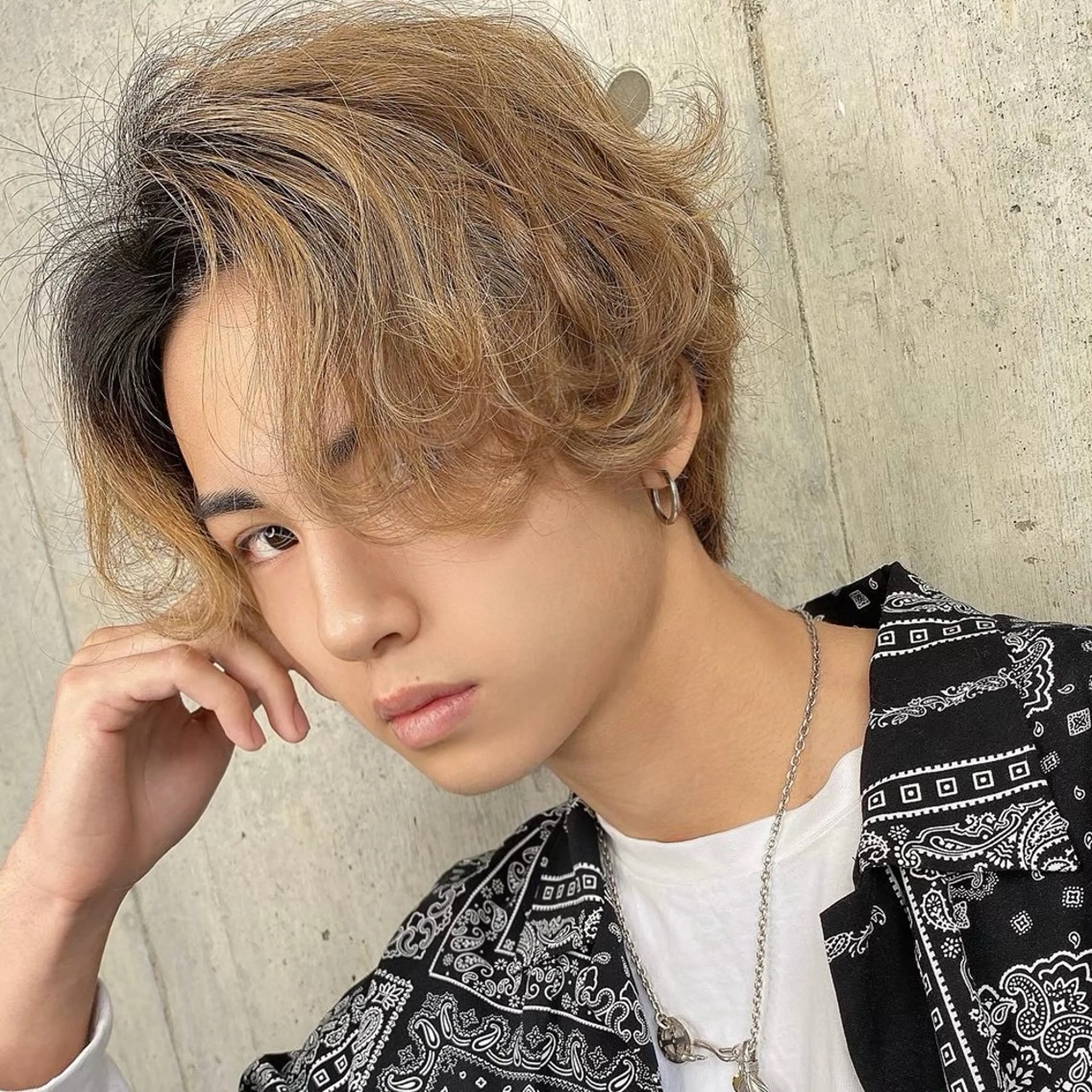 メンズ カット ハイトーン/ボブ/ 髪質改善🦖mahoのヘアスタイル