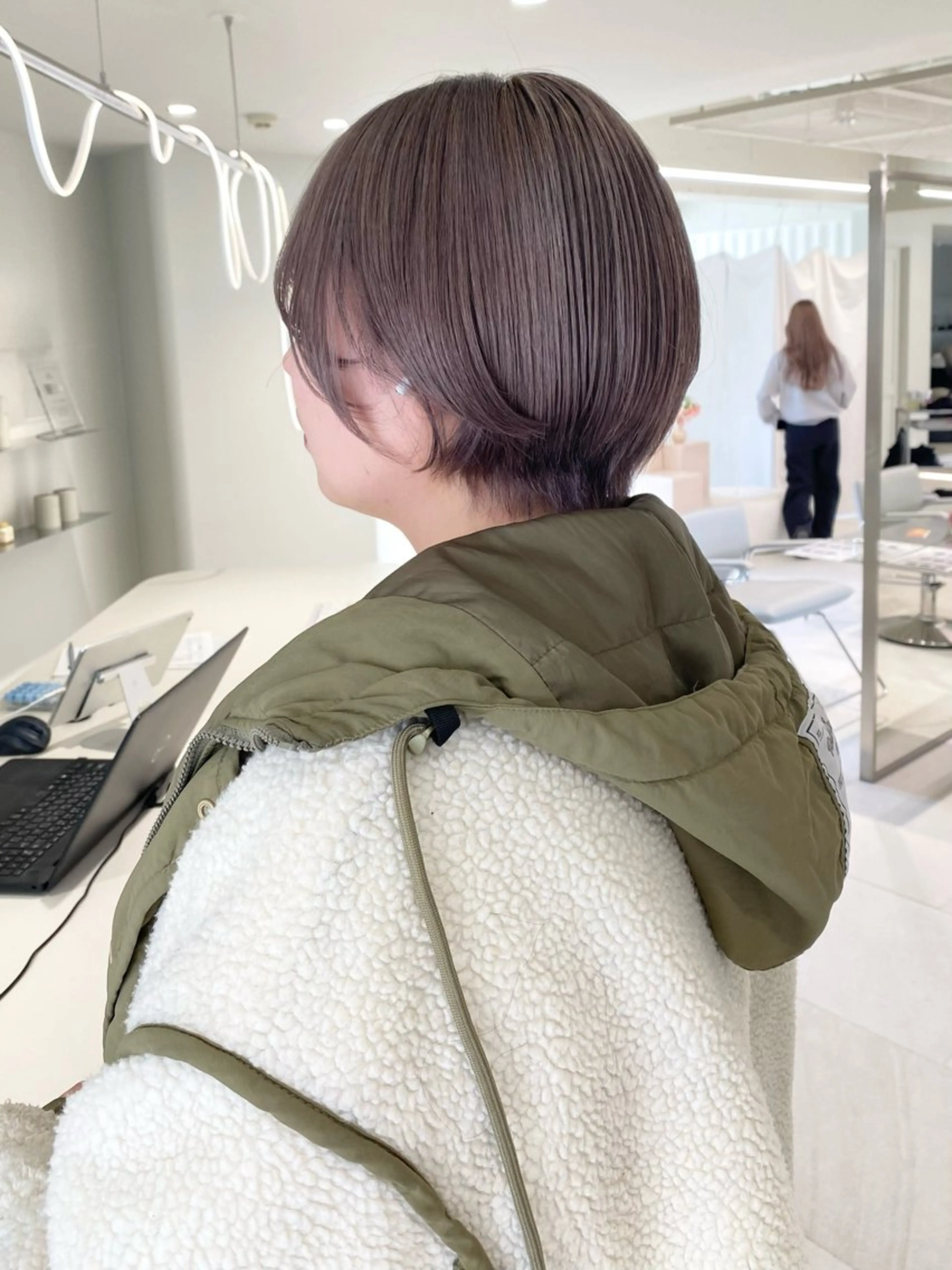 ショート 丸みショート ショートヘア keen 立川のヘアスタイル