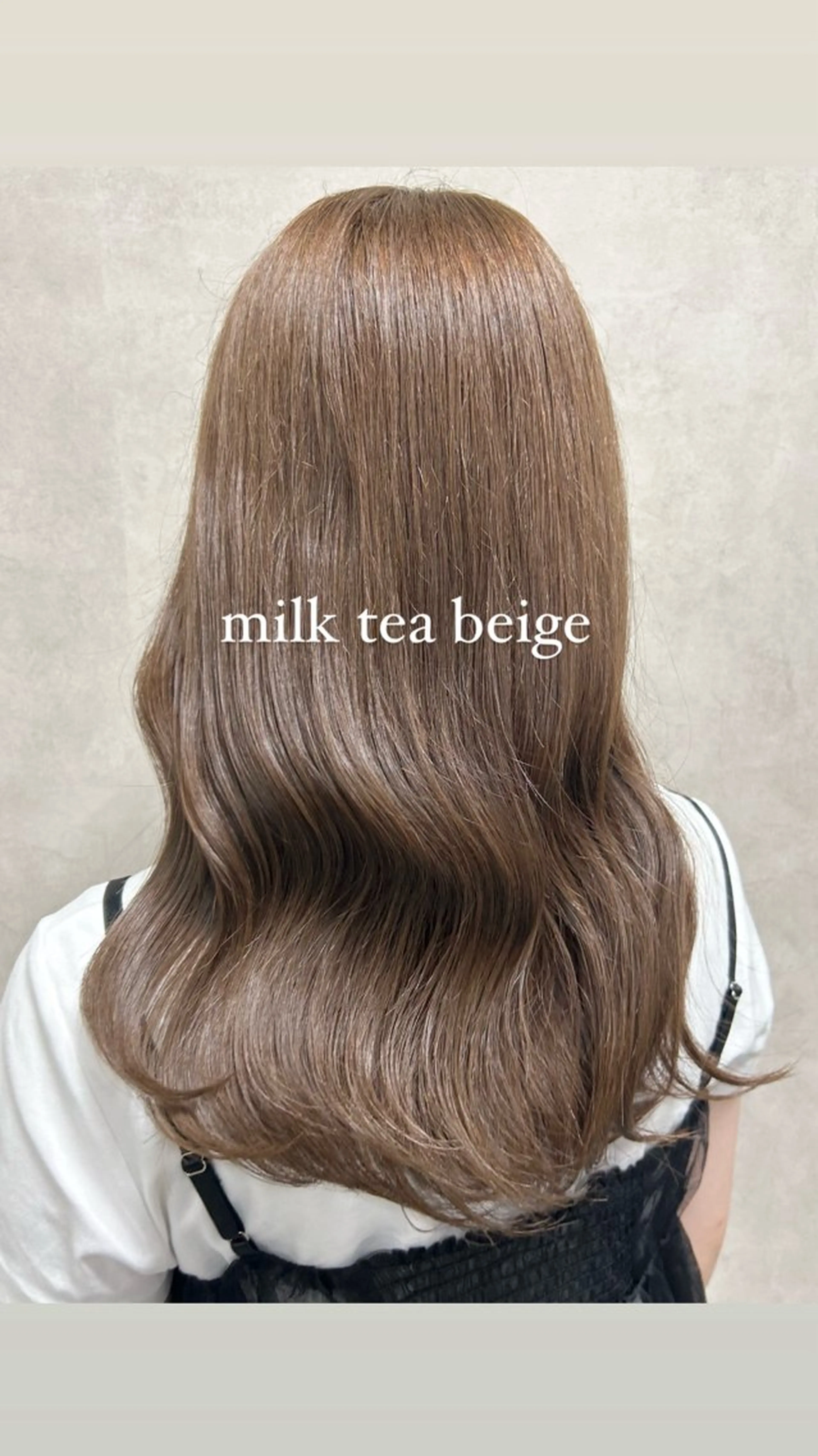 ロング カラー ベージュカラー ブリーチ ダブルカラー ミルクティーベージュ ブリーチなしカラー ヘアカラー 💎色落ち綺麗に白肌 ラベンダー💎りんのヘアスタイル