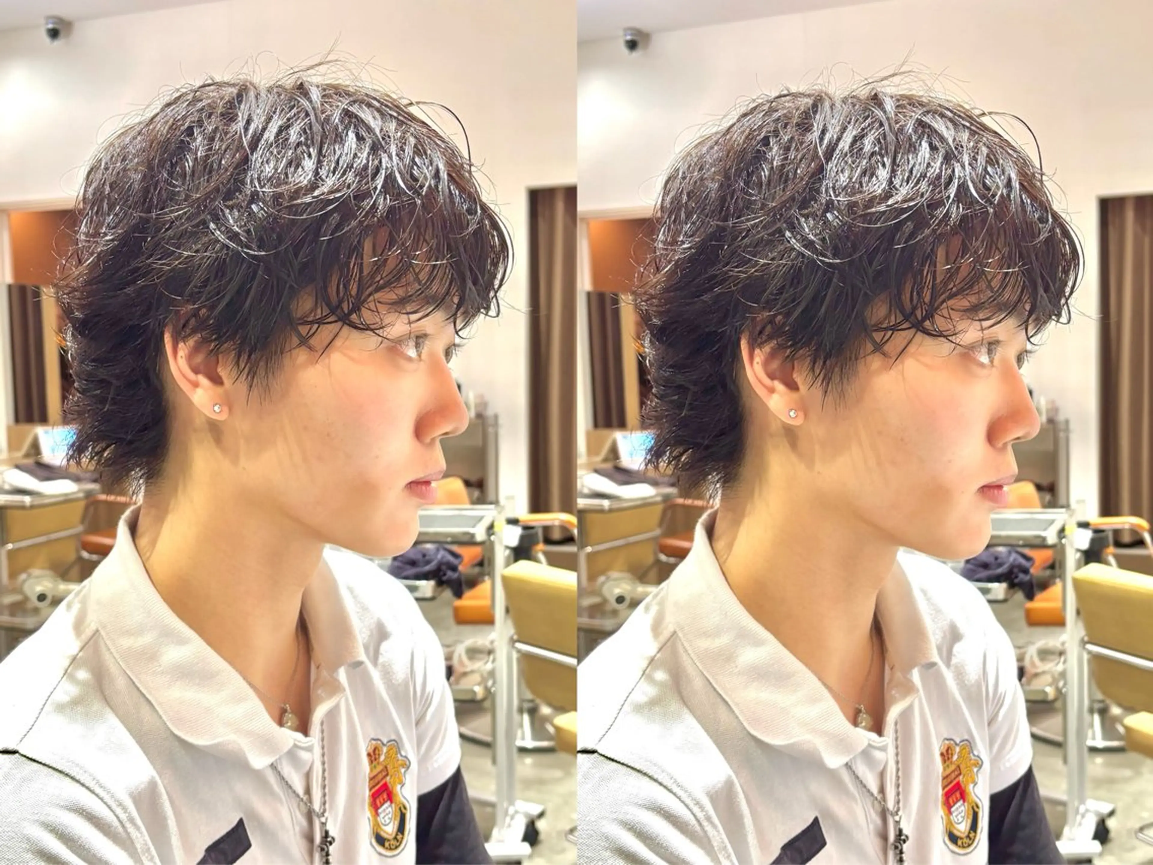 パーマ メンズ メンズパーマ カット パーマ egerie prime 井向幹滉のヘアスタイル
