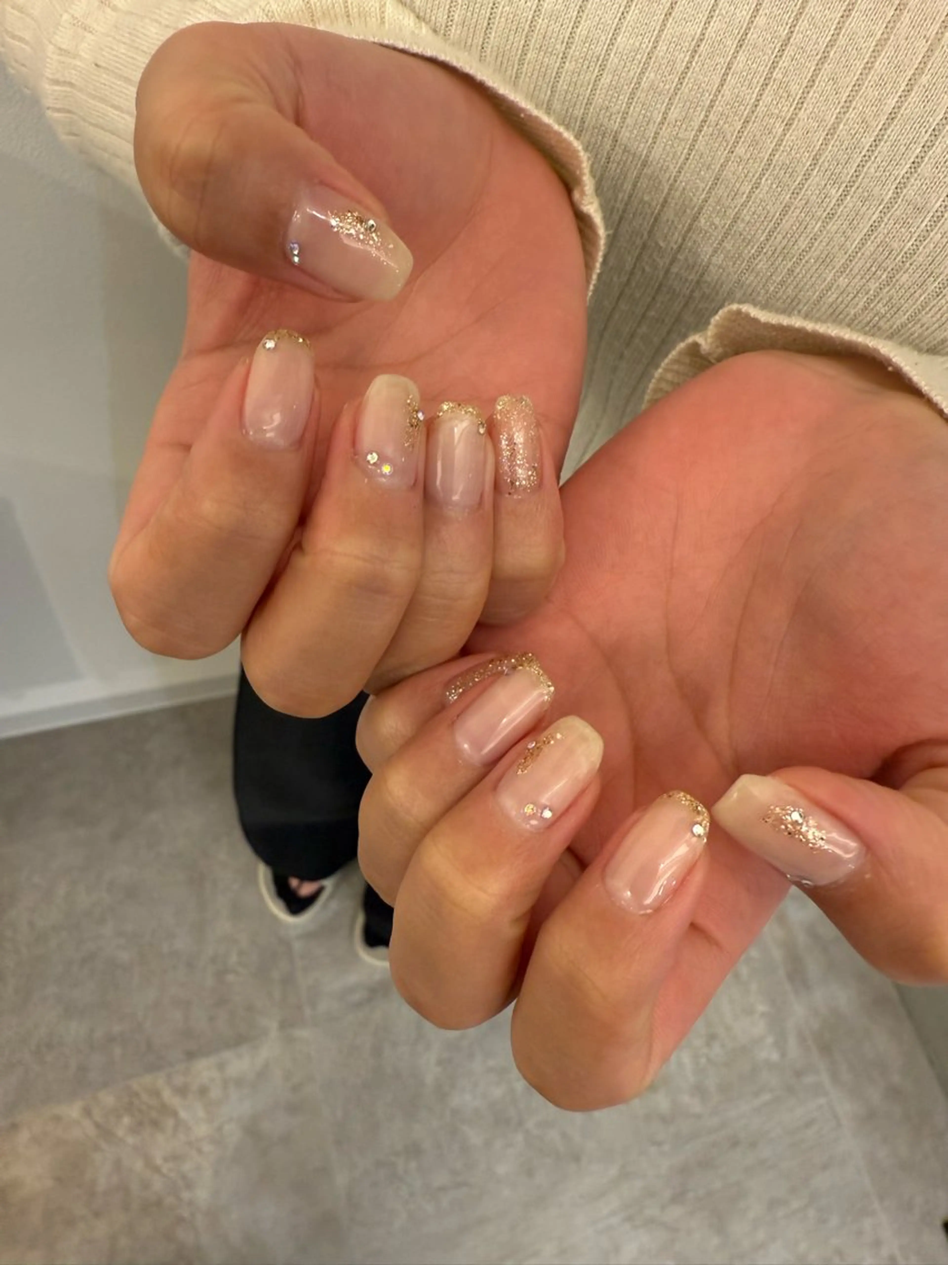 ネイル シンプルネイル JAYU(mooiシェアサロン内)所属・JAYU タトゥー&ネイルのネイルデザイン