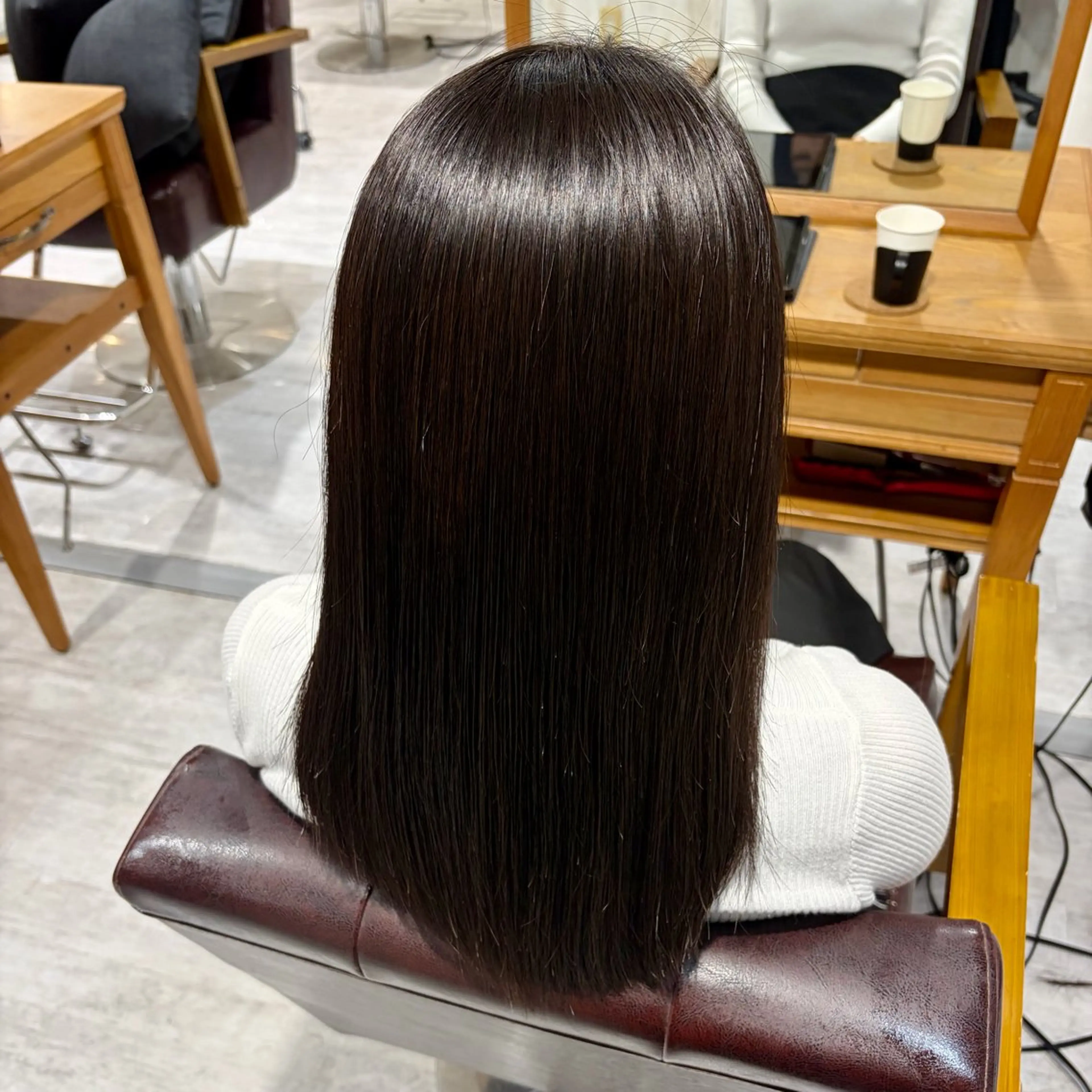 セミロング 縮毛矯正 CIEL千葉店【シエル】所属・💙A O I 💙のヘアスタイル