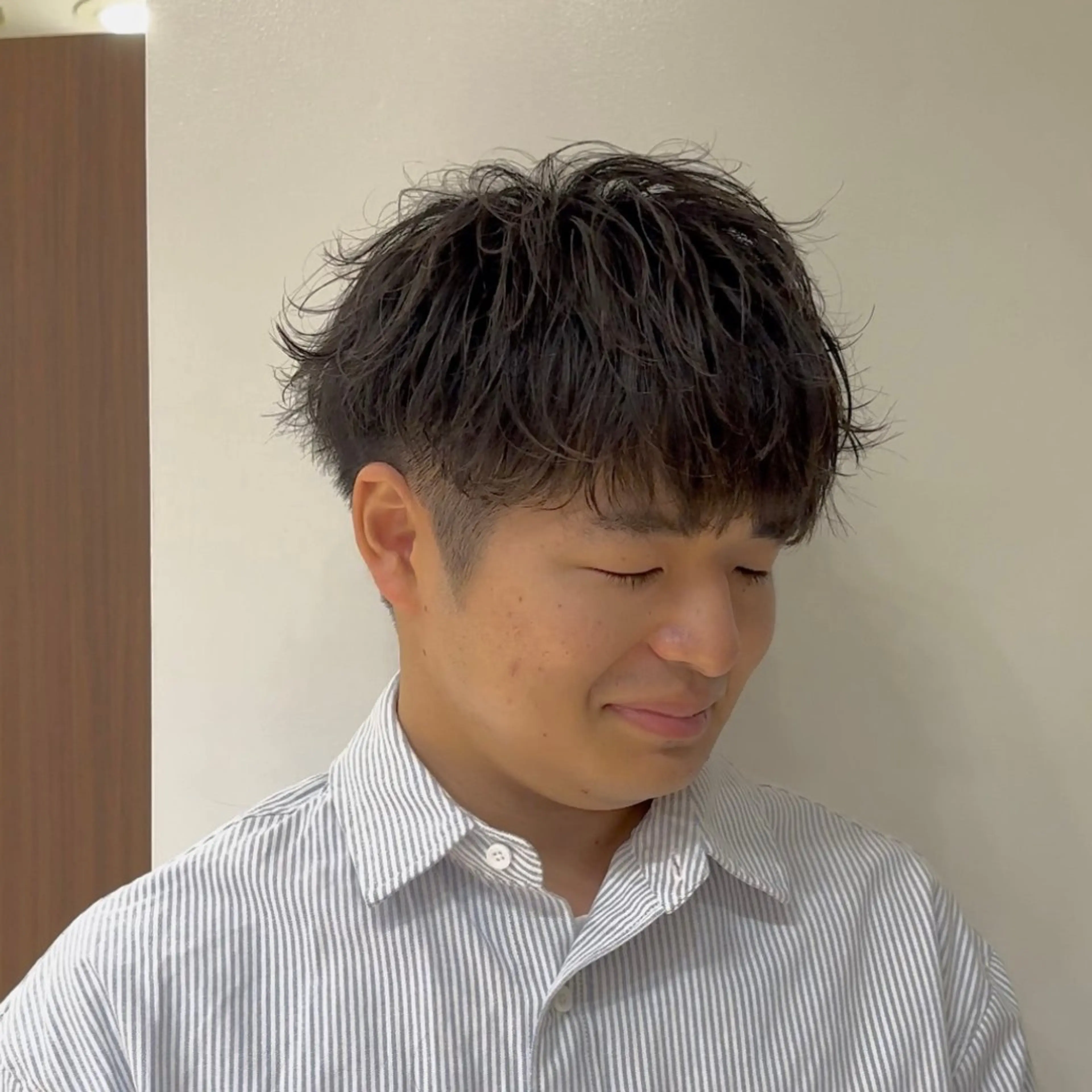 ショート メンズ カット メンズ特化/フェザー パーマ  和哉のヘアスタイル