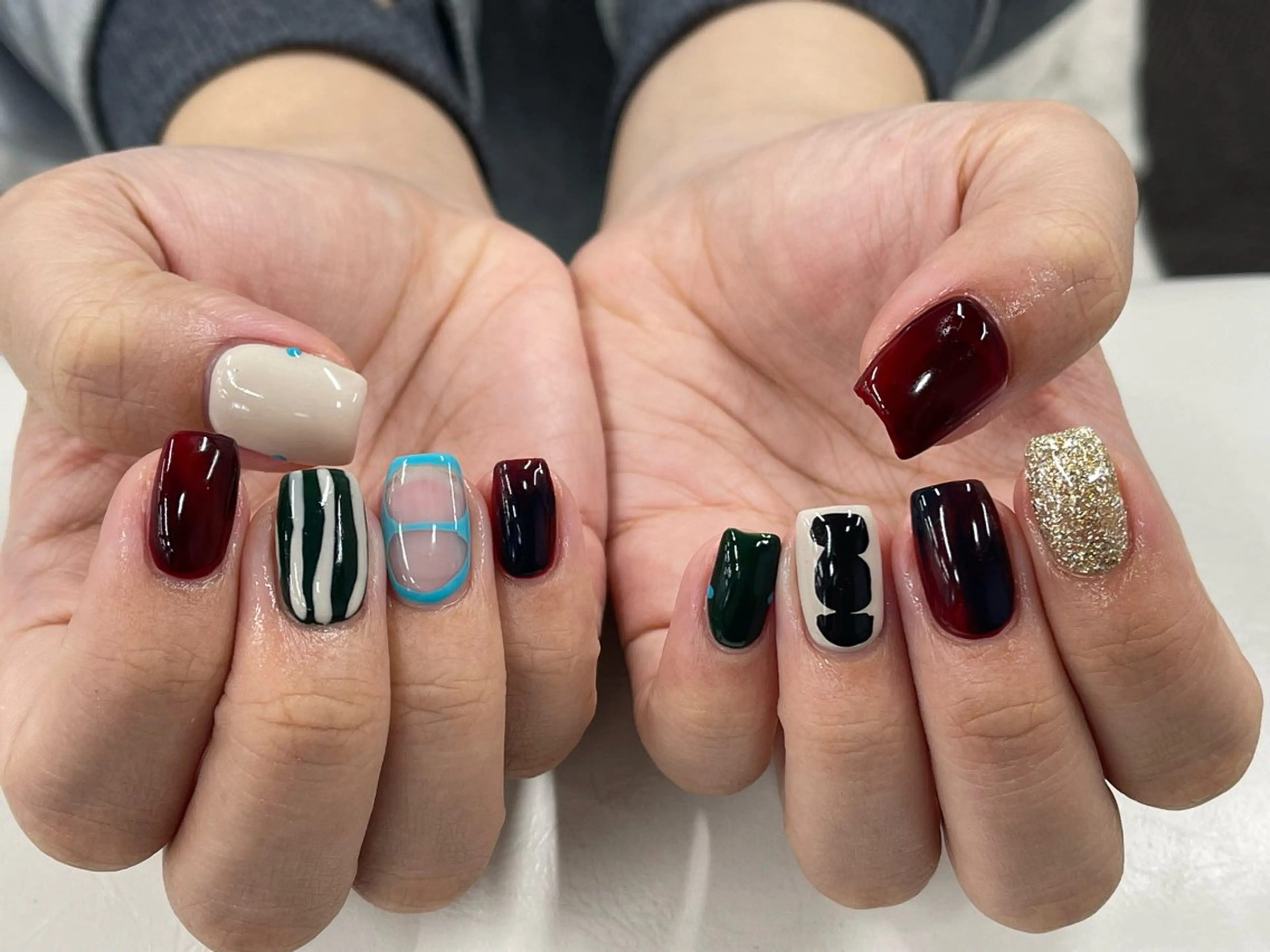 ネイル ハンドネイル Basic本厚木店 𝑨𝒀𝑼✨️のネイルデザイン