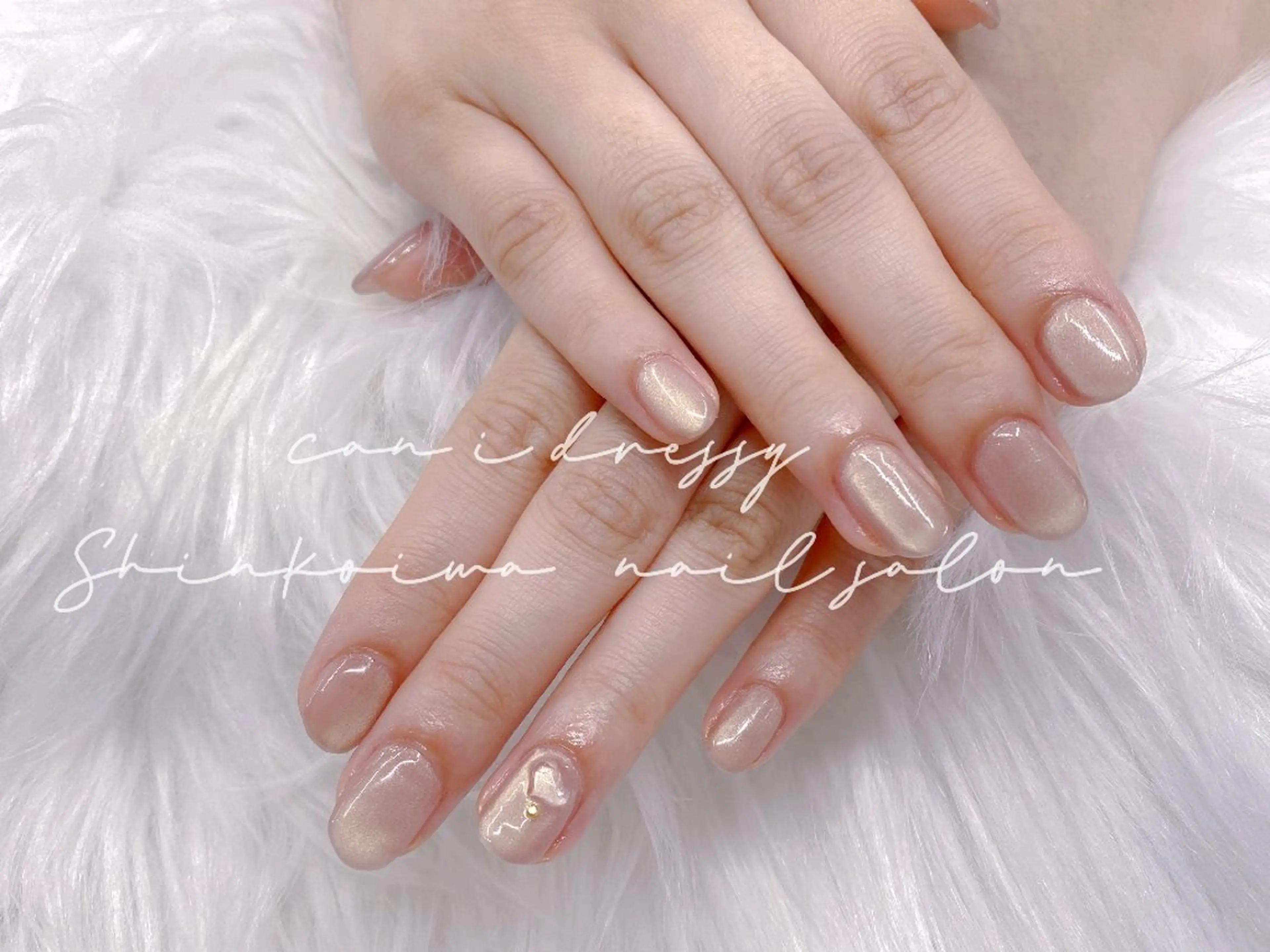 ネイル 氷ネイル・うるうるネイル マグネットネイル オフィスネイル ハンドネイル キャンアイドレッシー 新小岩のネイルデザイン