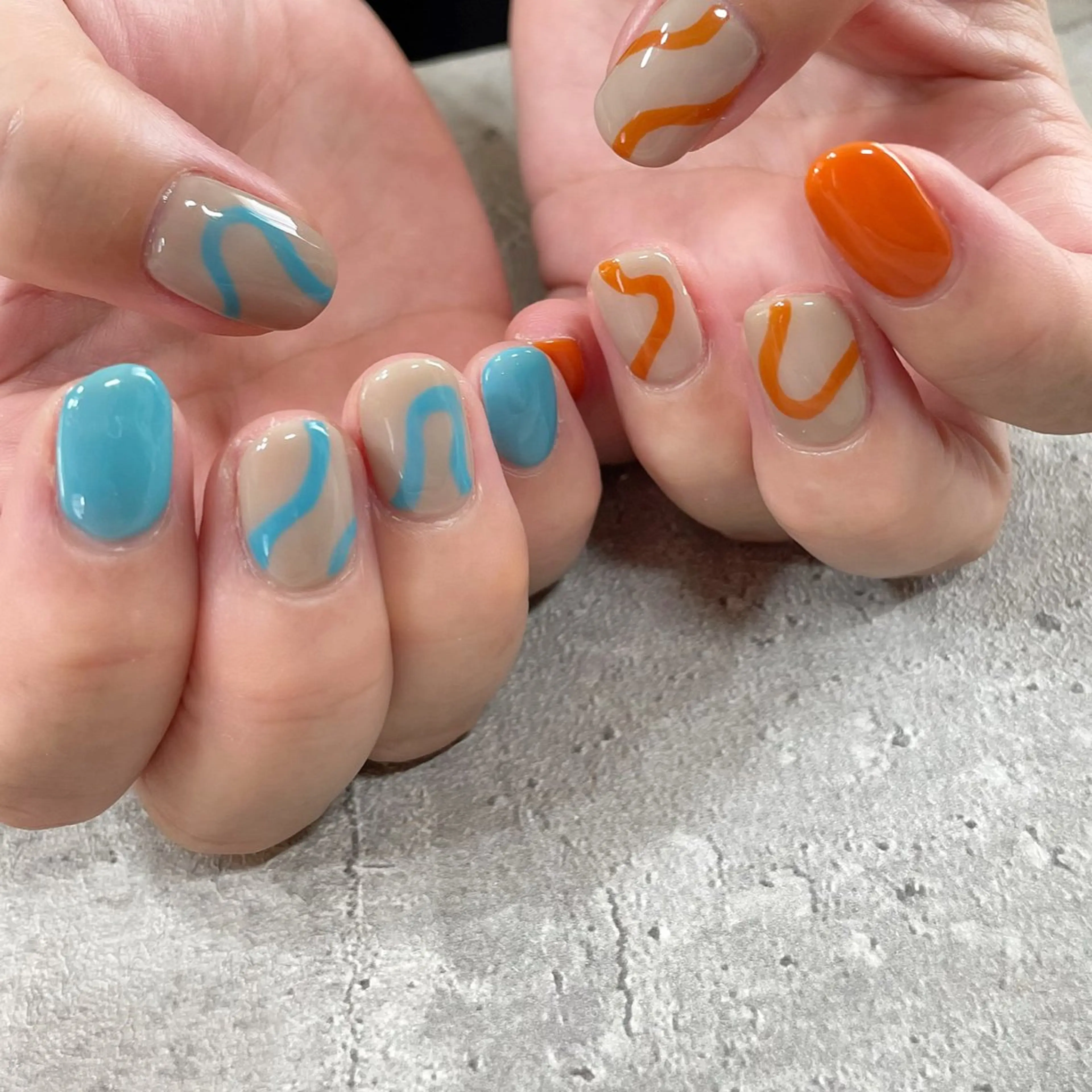 ネイル ジェルネイル 東 千夏のネイルデザイン