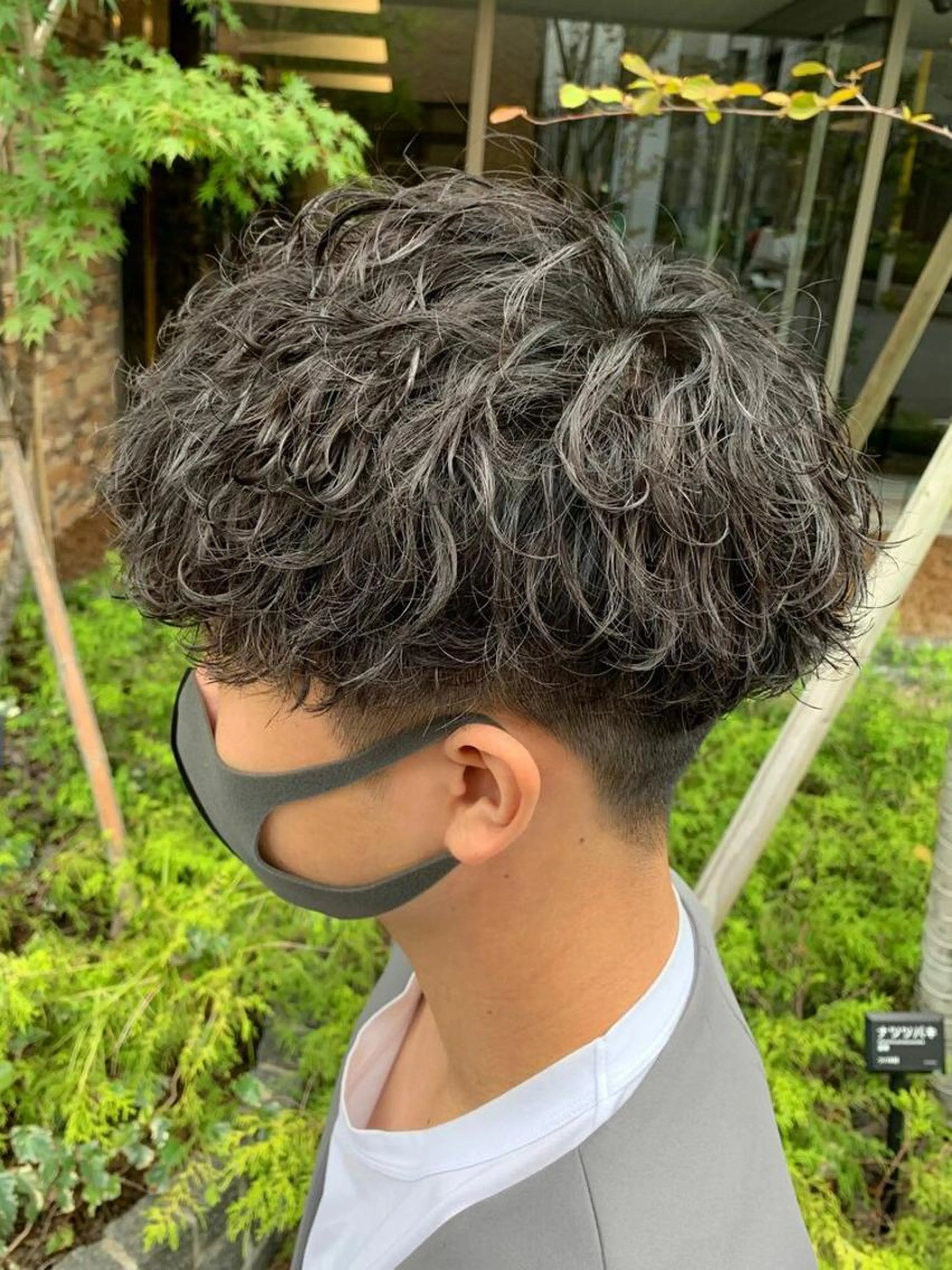 メンズカット＋波巻きパーマ＋シャンプー＋トリートメンの写真