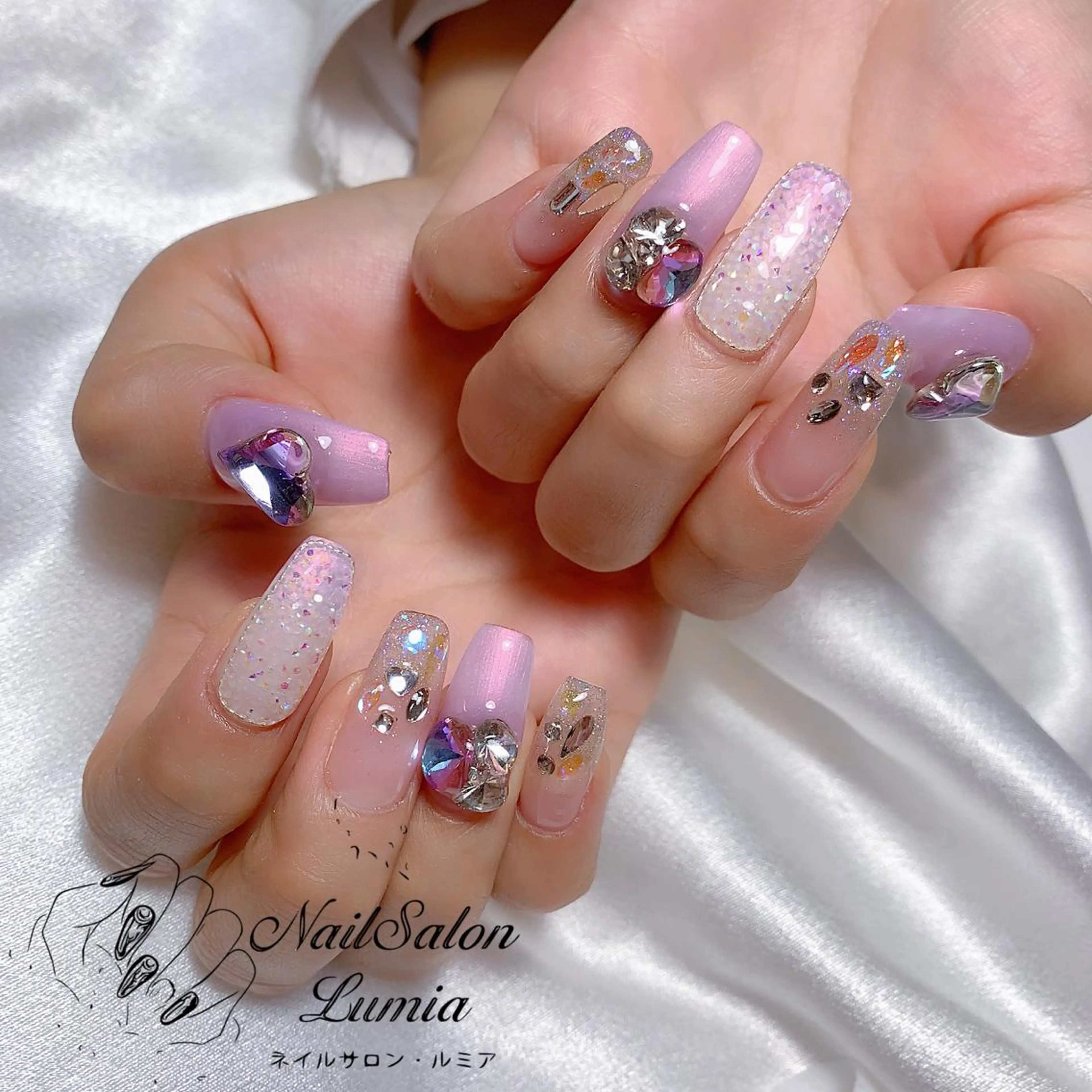 ネイル ハンドネイル ネイルサロン ルミア Lumia 店長のネイルデザイン