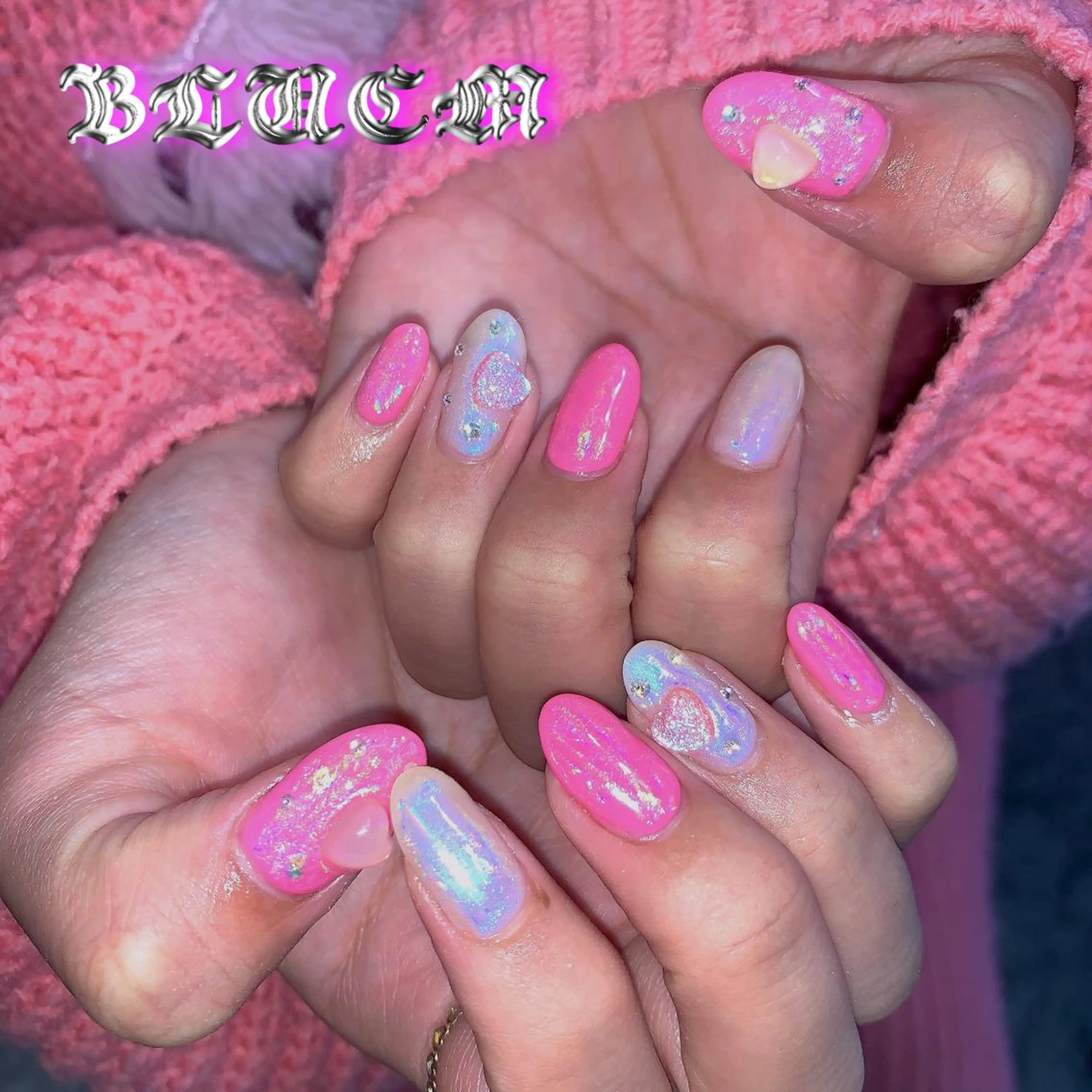 ネイル ハンドネイル BLUEM なな🐶のネイルデザイン