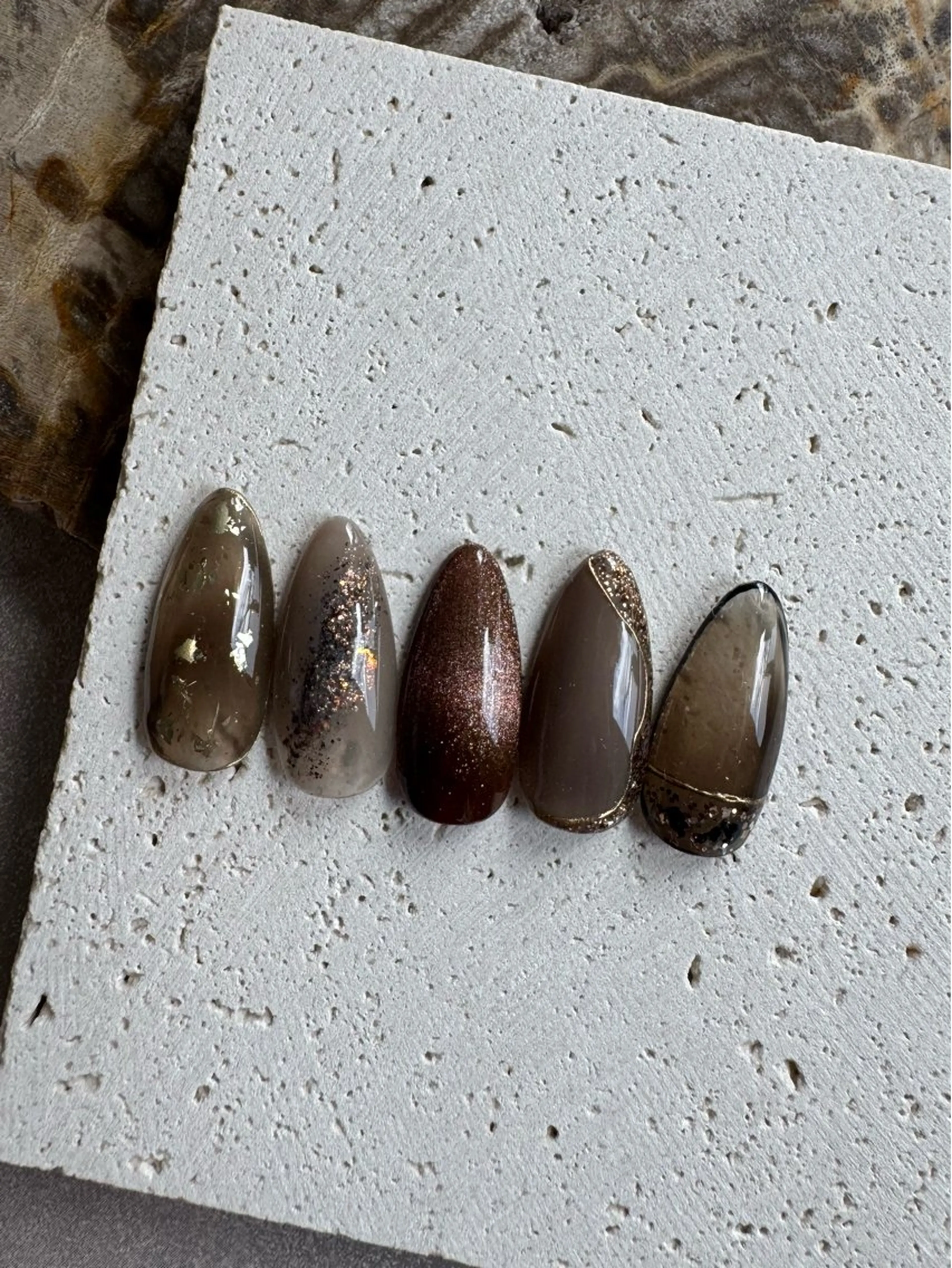 ネイル 長さ出し ロングネイル ニュアンスネイル スカルプネイル ネイルチップ ハンドネイル Monica nails/福島のネイルデザイン