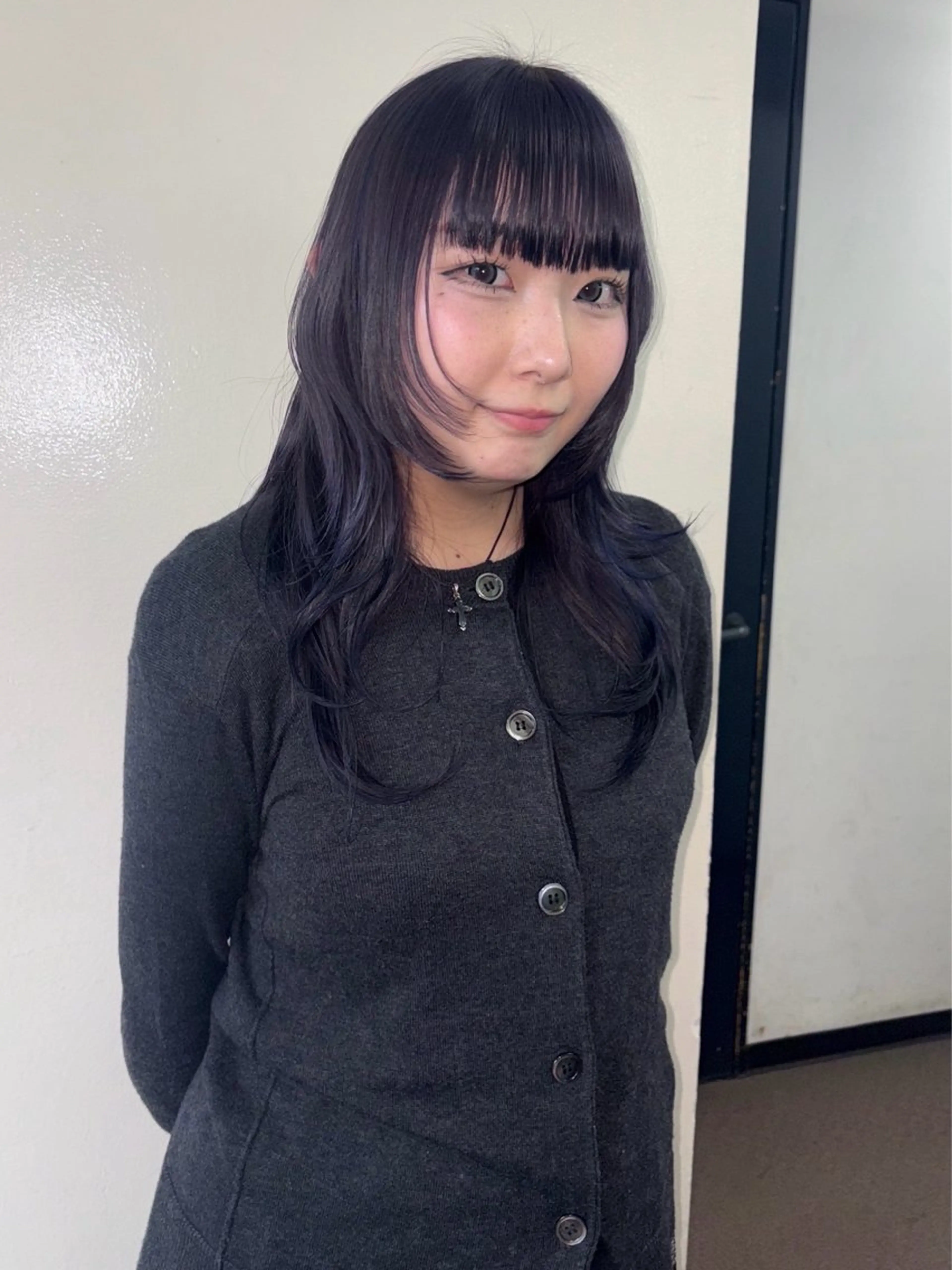 ミディアム ヘアカラー ハイトーン/ネイル カナコ🫧のヘアスタイル