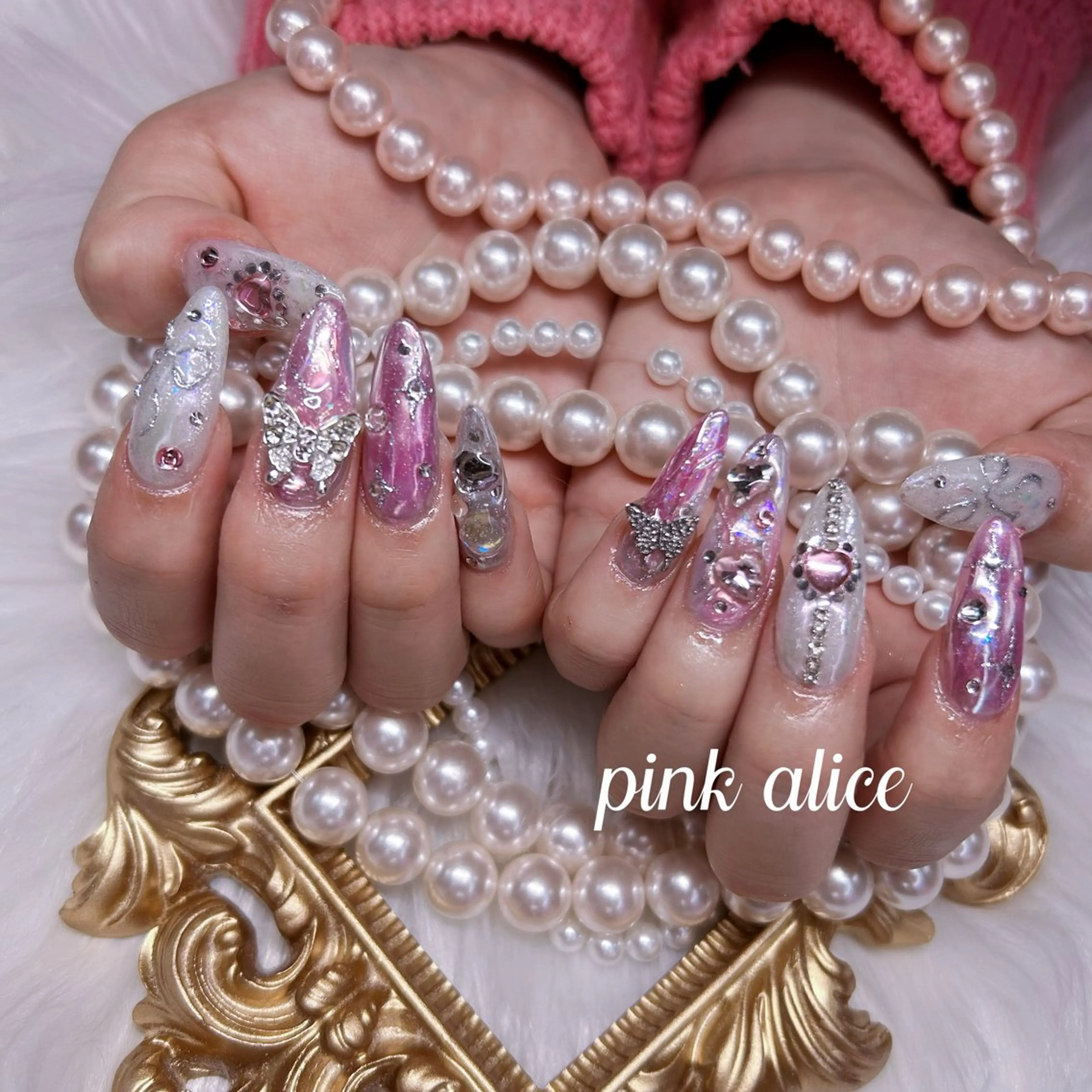 ネイル nail salon Pink Aliceのネイルデザイン