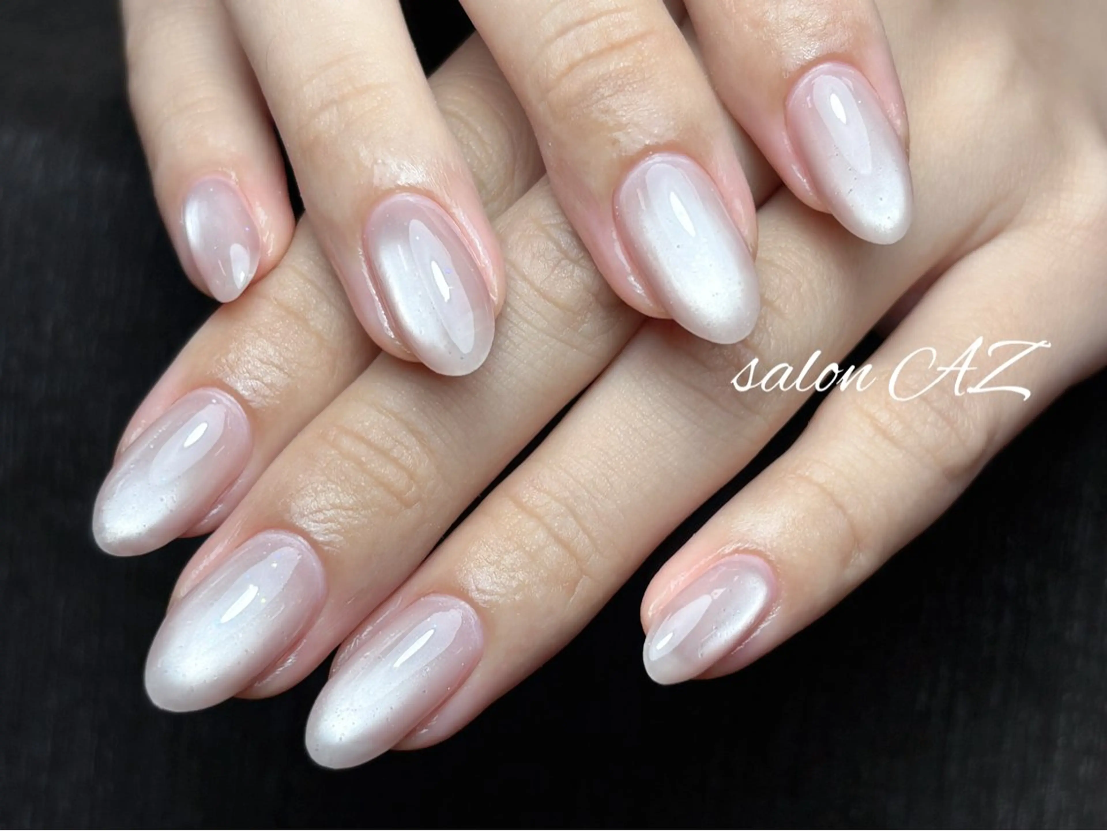 ネイル アートネイル 長さ出し フットネイル フレンチネイル ジェルネイル salon AZのネイルデザイン