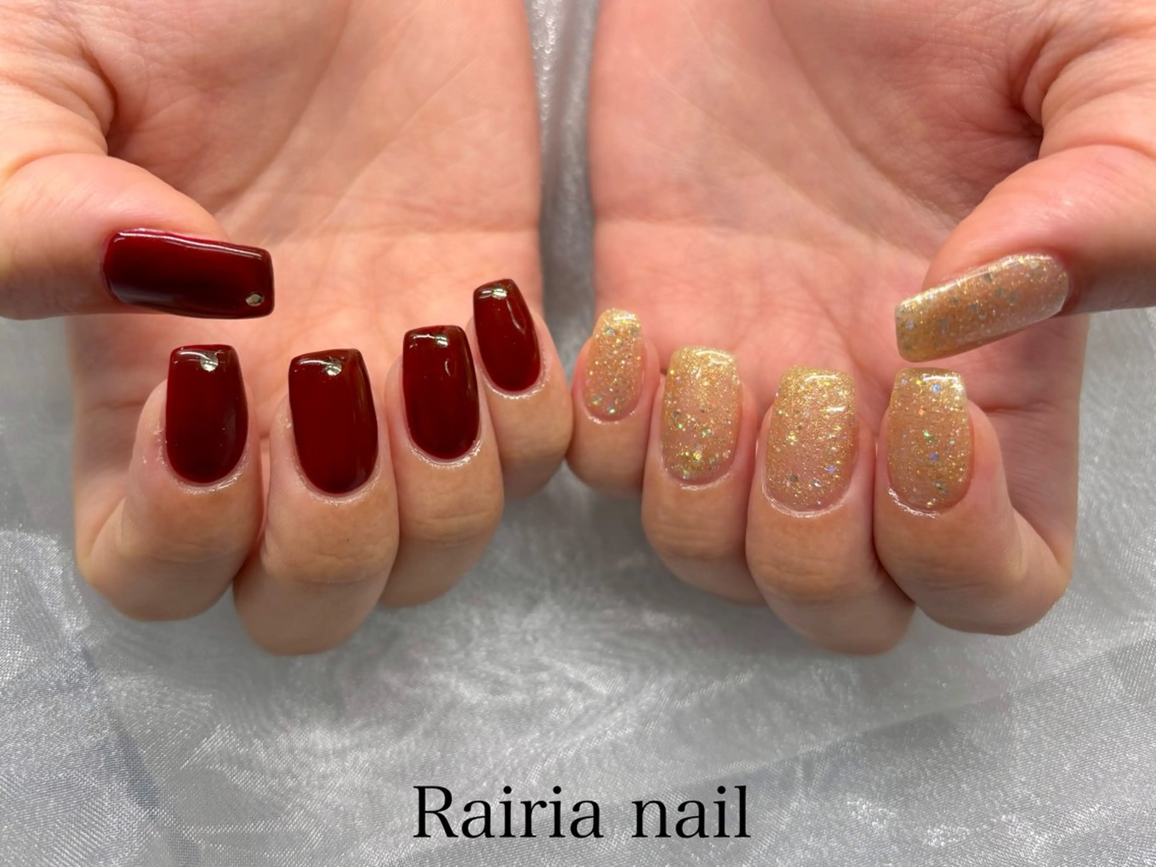 ネイル ハンドネイル rairiaharu パラジェルのネイルデザイン