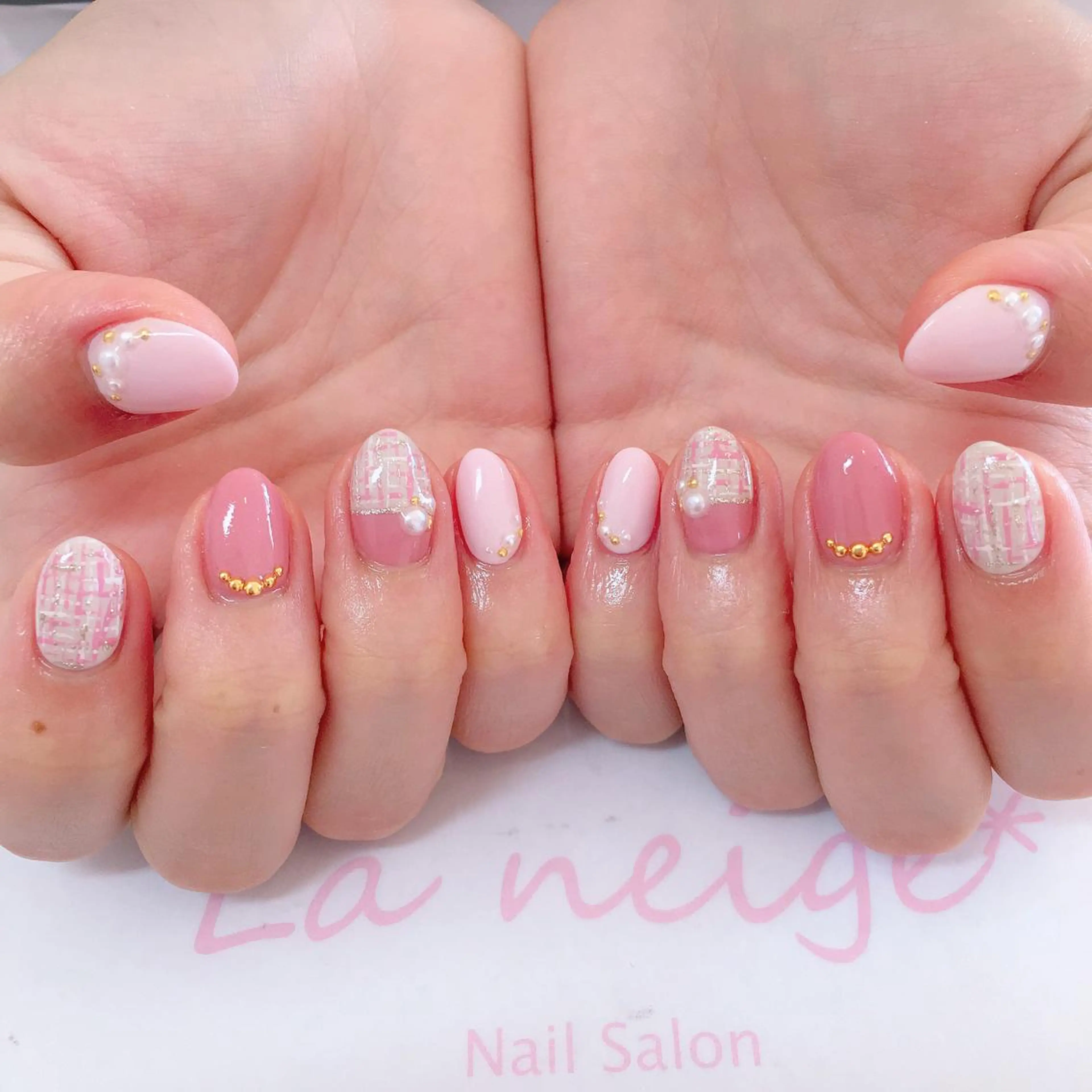 ネイル La neige* yuki 🥯🍑のネイルデザイン