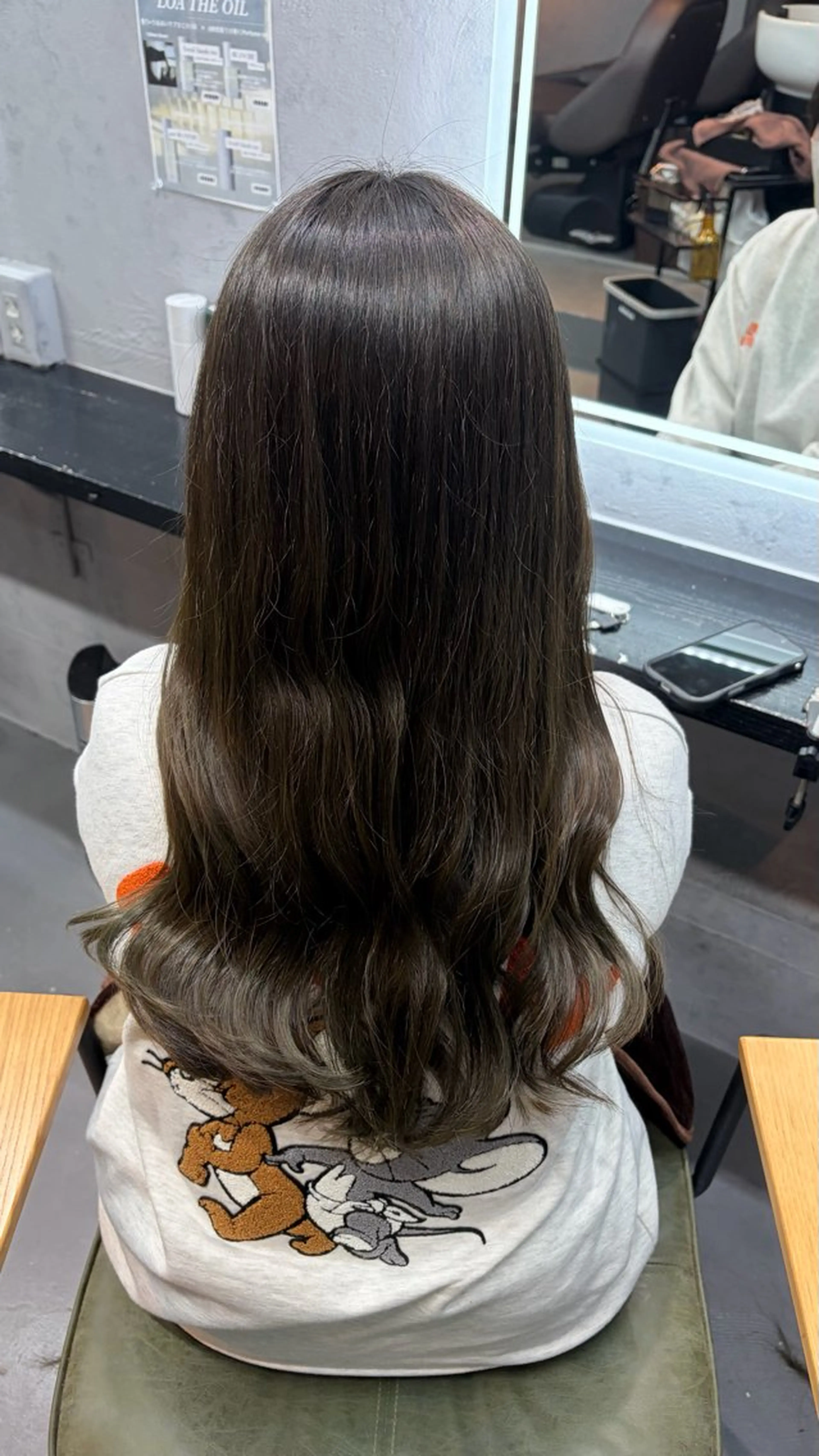 ロング カラー やぶかみ りんのヘアスタイル