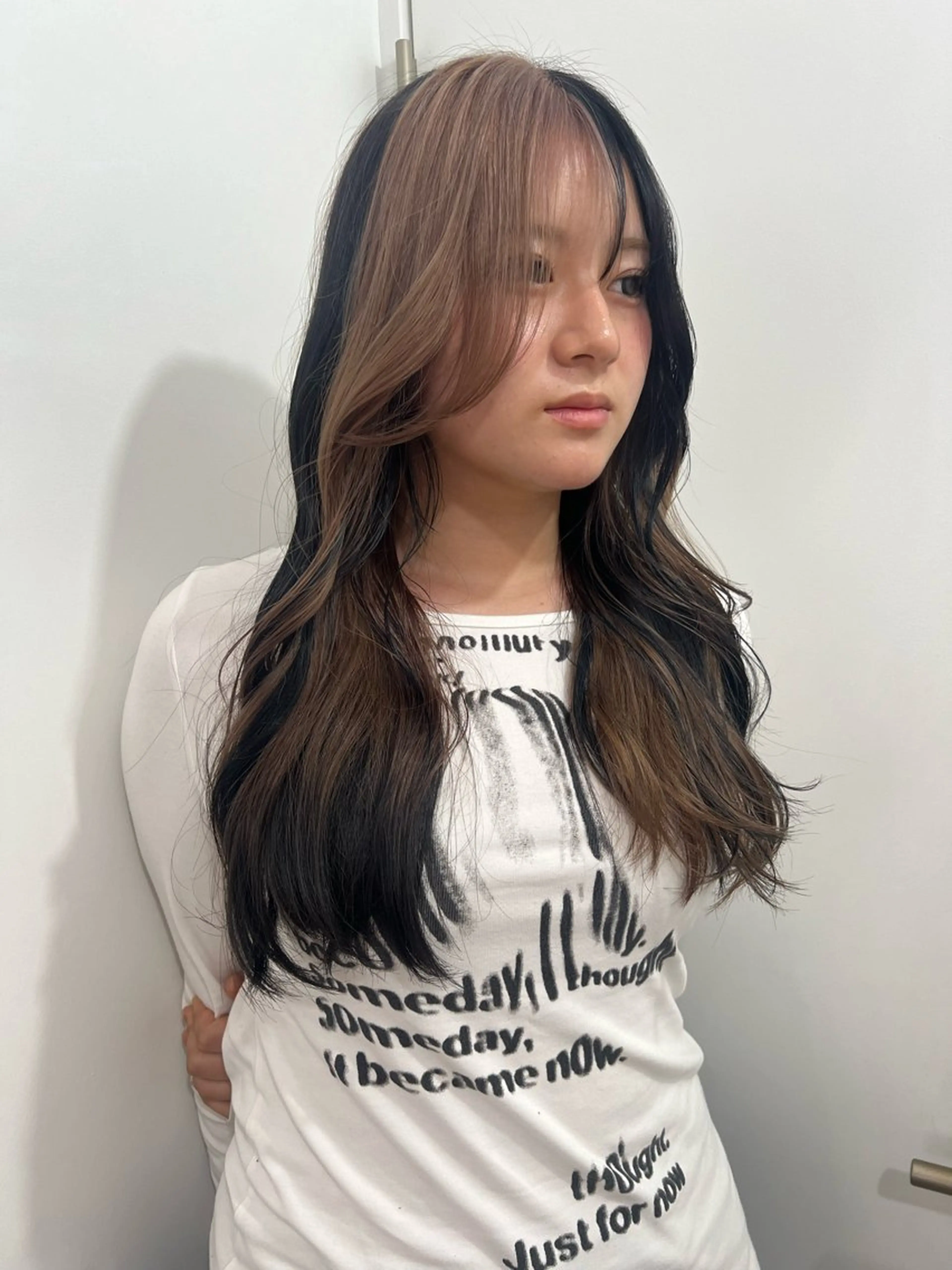 ロング ヘアカラー トリートメント 💥ウルフカット デザインあんな💥のヘアスタイル