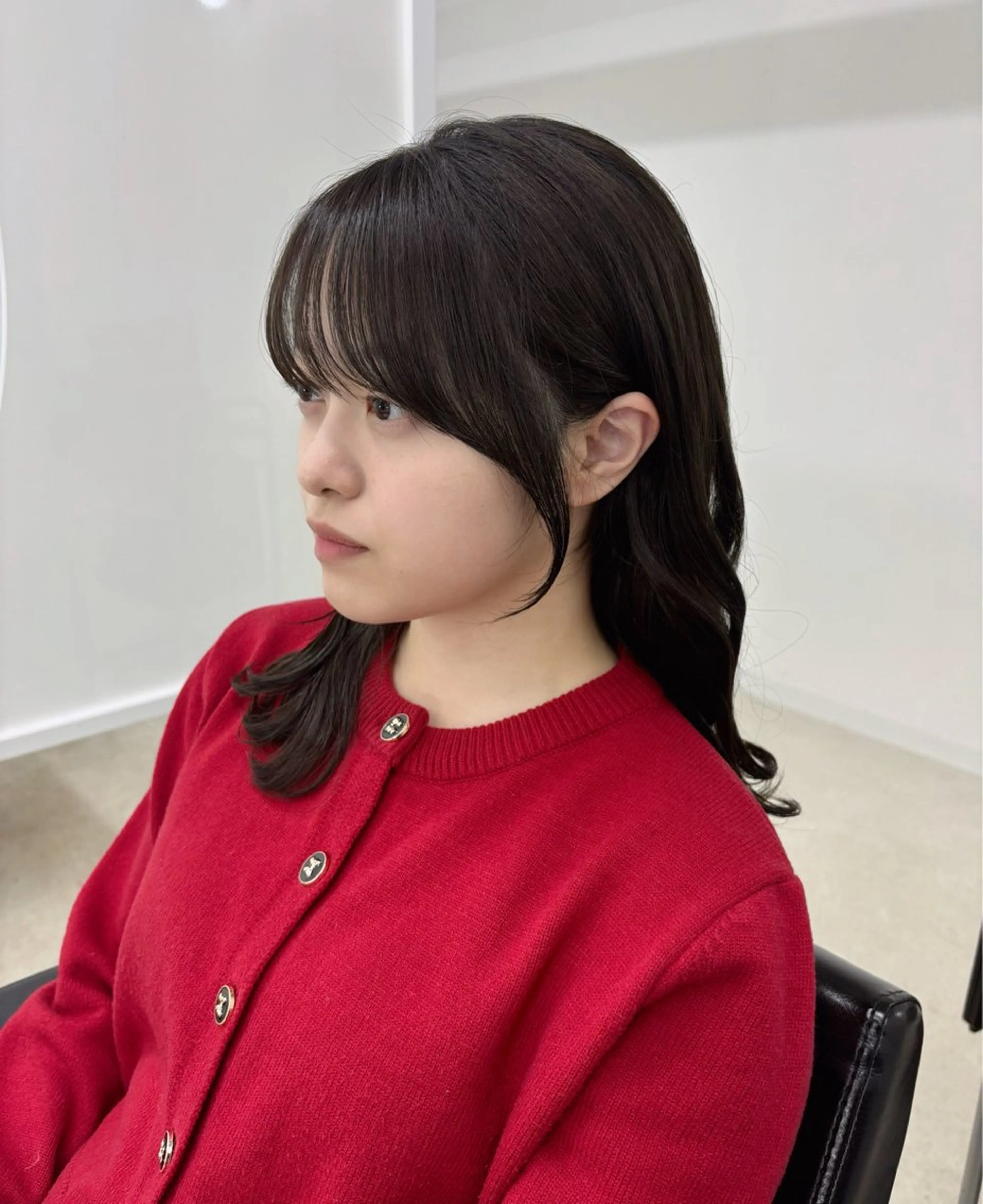 ミディアム カラー カット ヘアカラー 冨木 雄斗のヘアスタイル