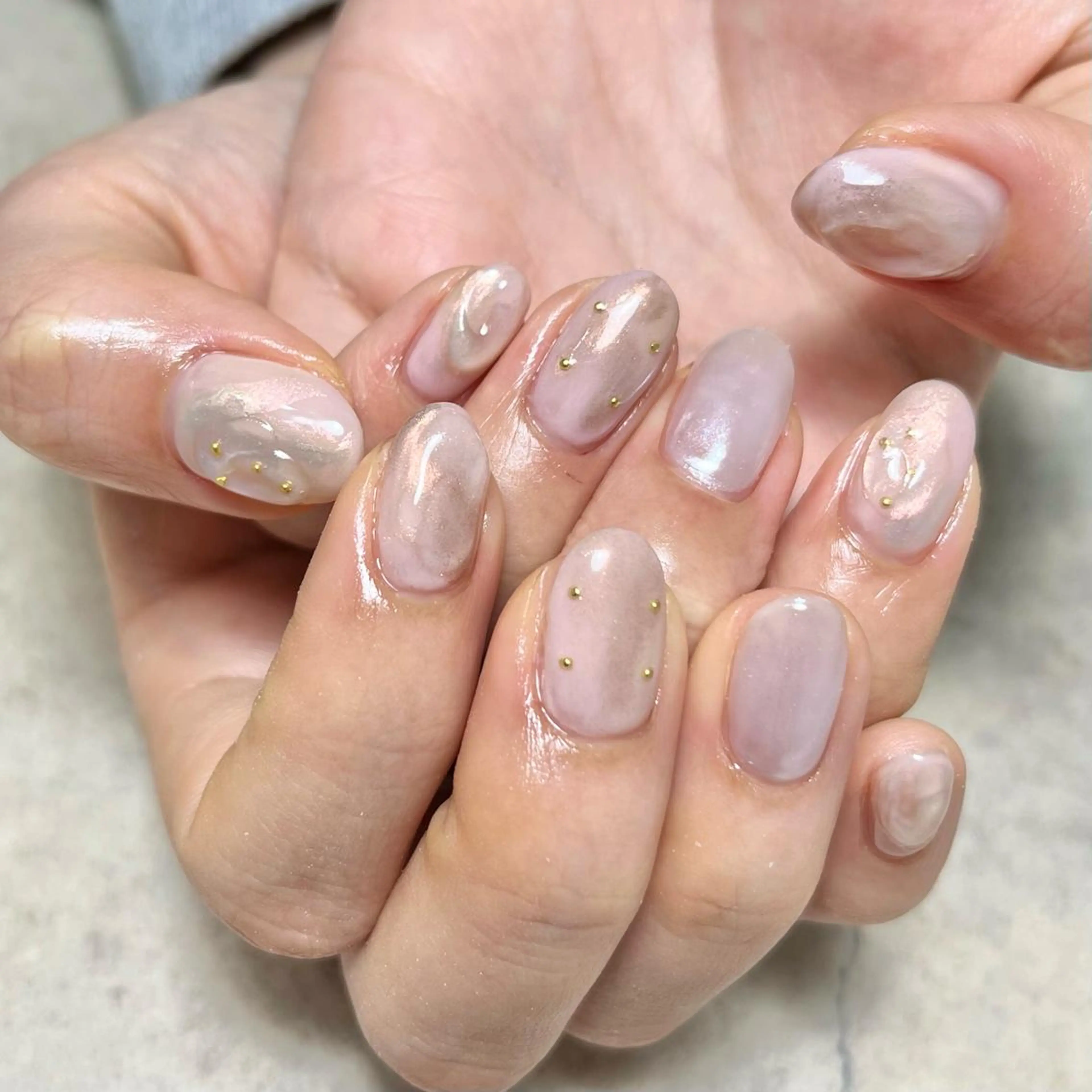 ネイル ピンク 春ネイル ハンドネイル nail salon O (en)所属・vegh. nail／阿波座のネイルデザイン