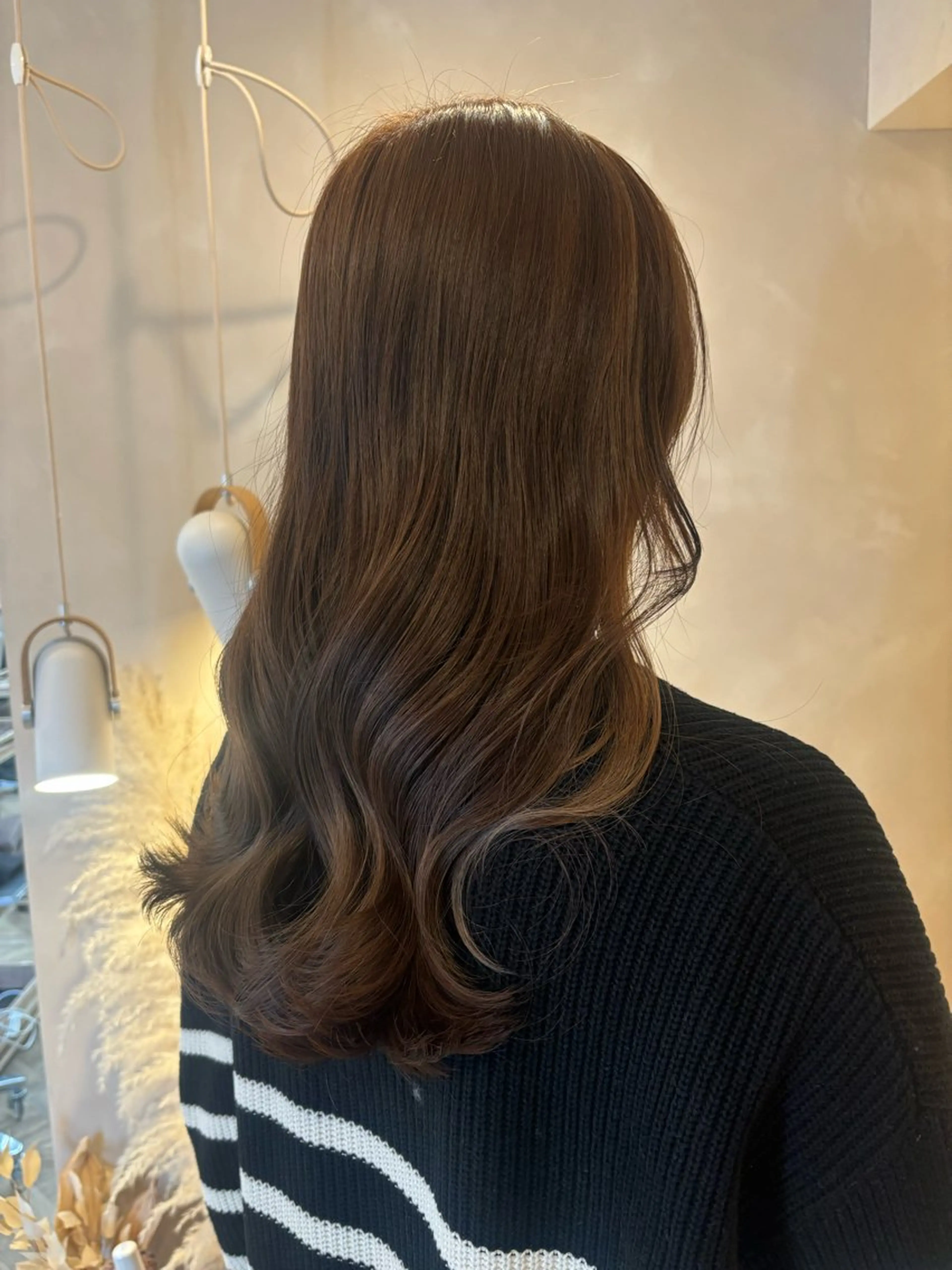 ロング カラー ヘアカラー トリートメント ミルクティ/ピンク/ レイヤー/yuriaのヘアスタイル