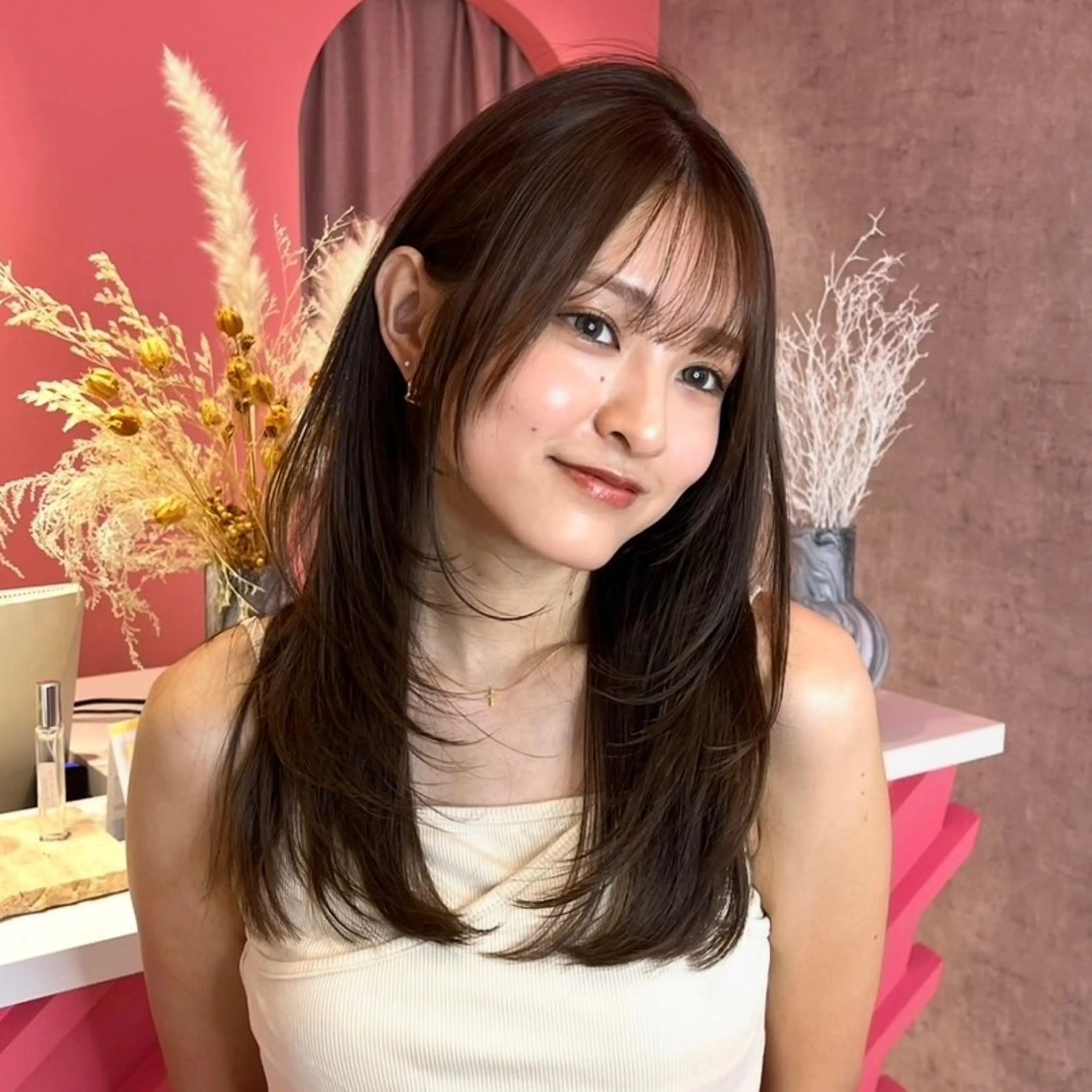 セミロング 原宿/ボブ/髪質 改善/レイヤー/優希のヘアスタイル