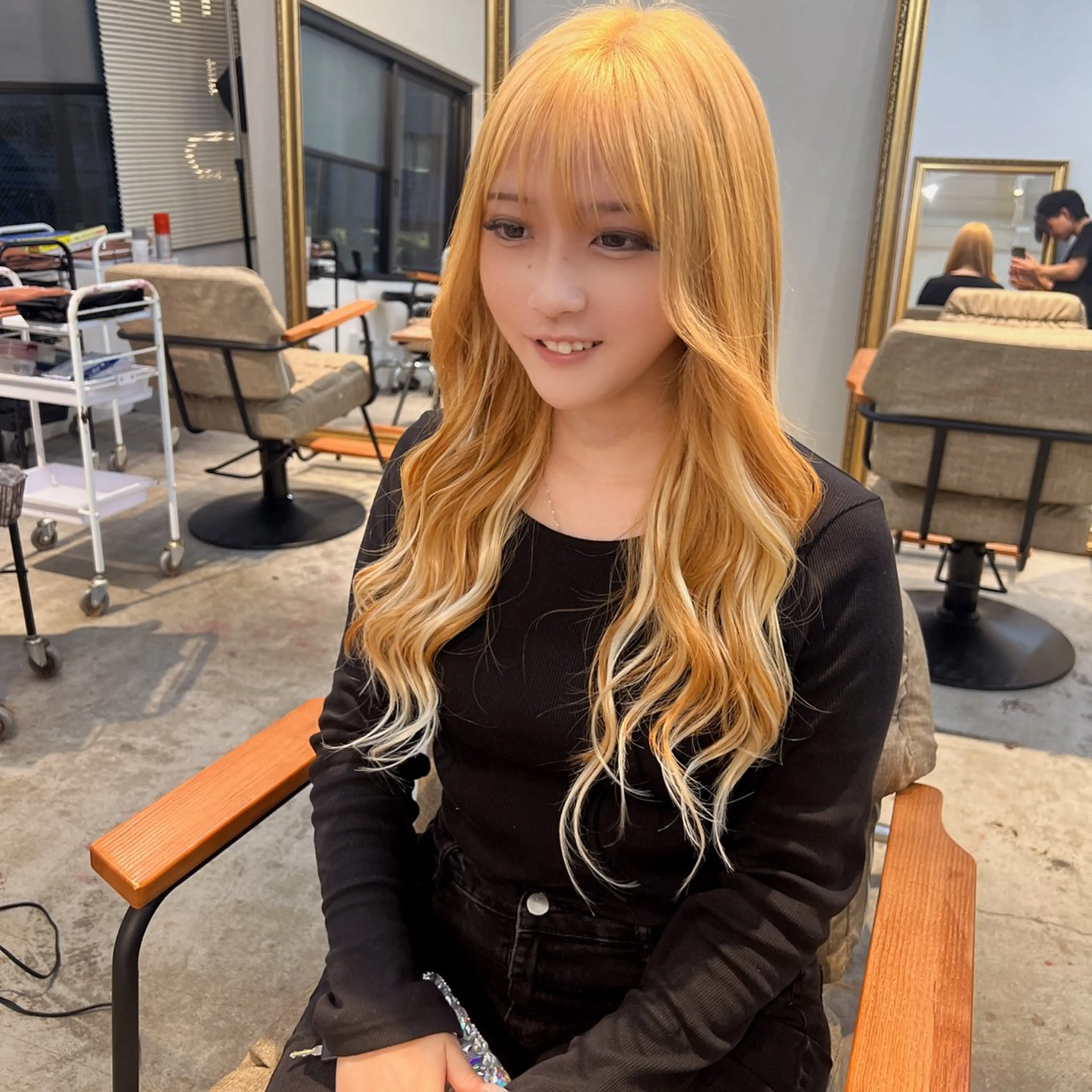 ロング カラー 目を惹く艶髪/髪質 改善カラー🤎ぐっちのヘアスタイル