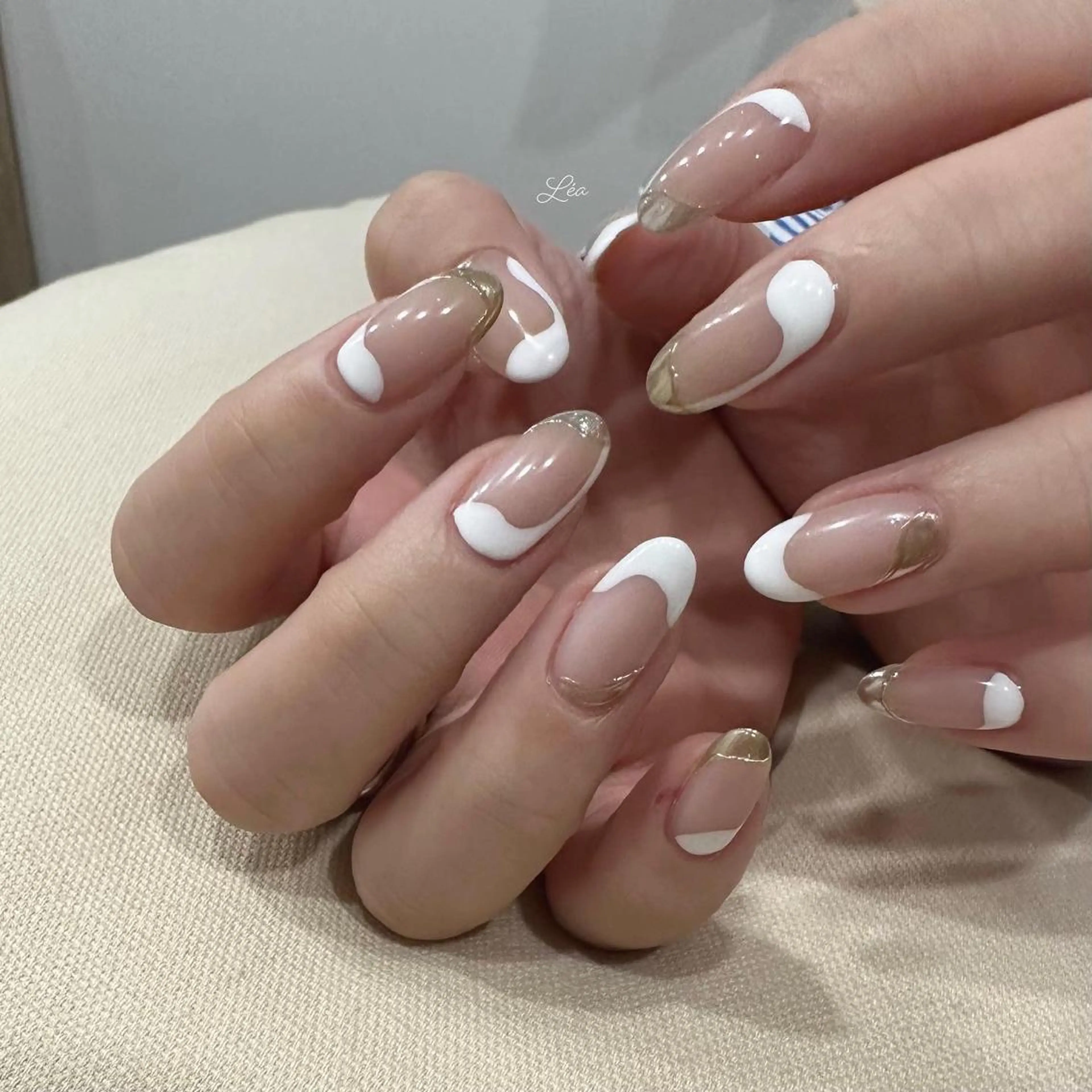 ネイル ジェルネイル 持ち込み パラジェル ソフトジェル Léa nailのネイルデザイン