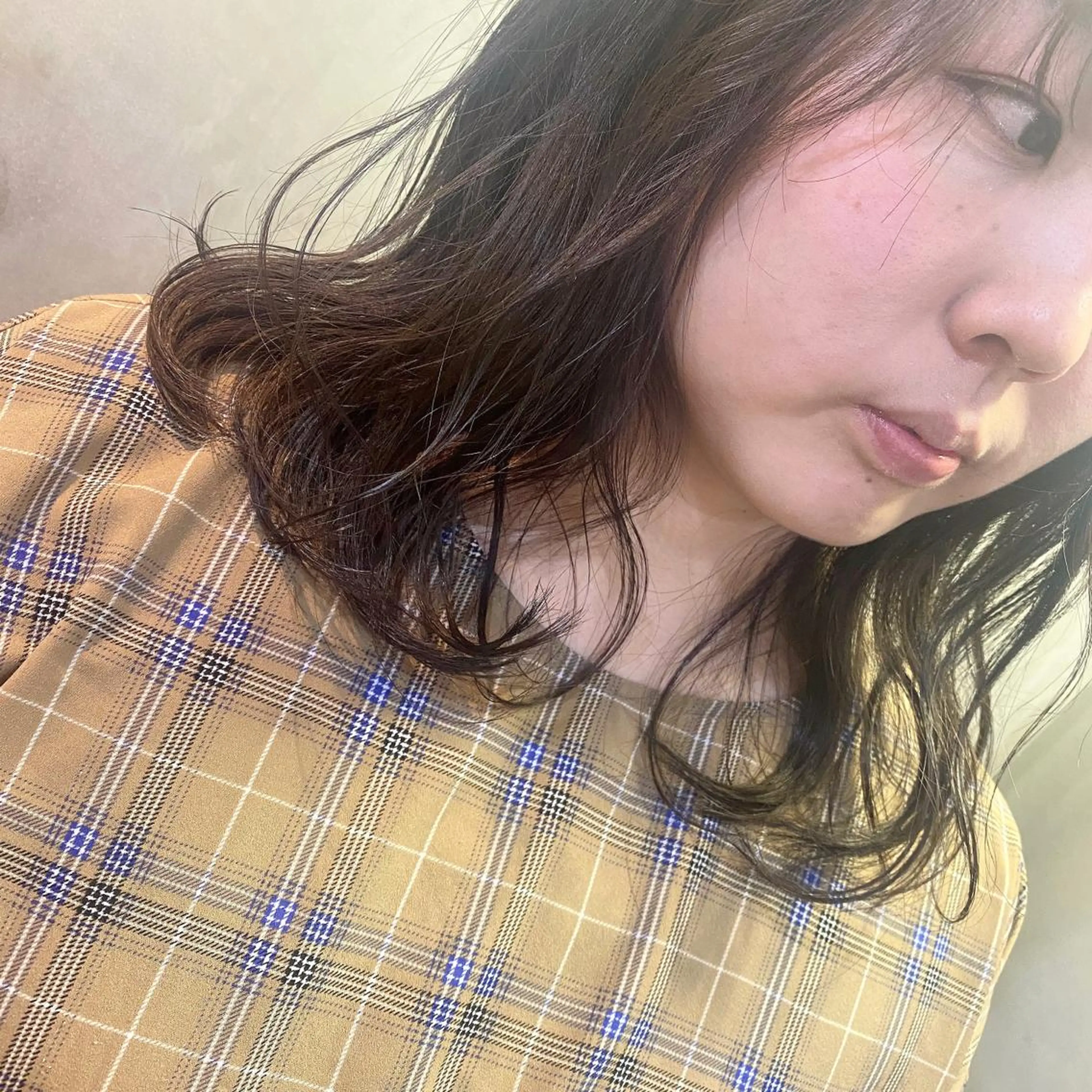 ミディアム カラー ヘアアレンジ stylist/蛯谷 珠里のヘアスタイル