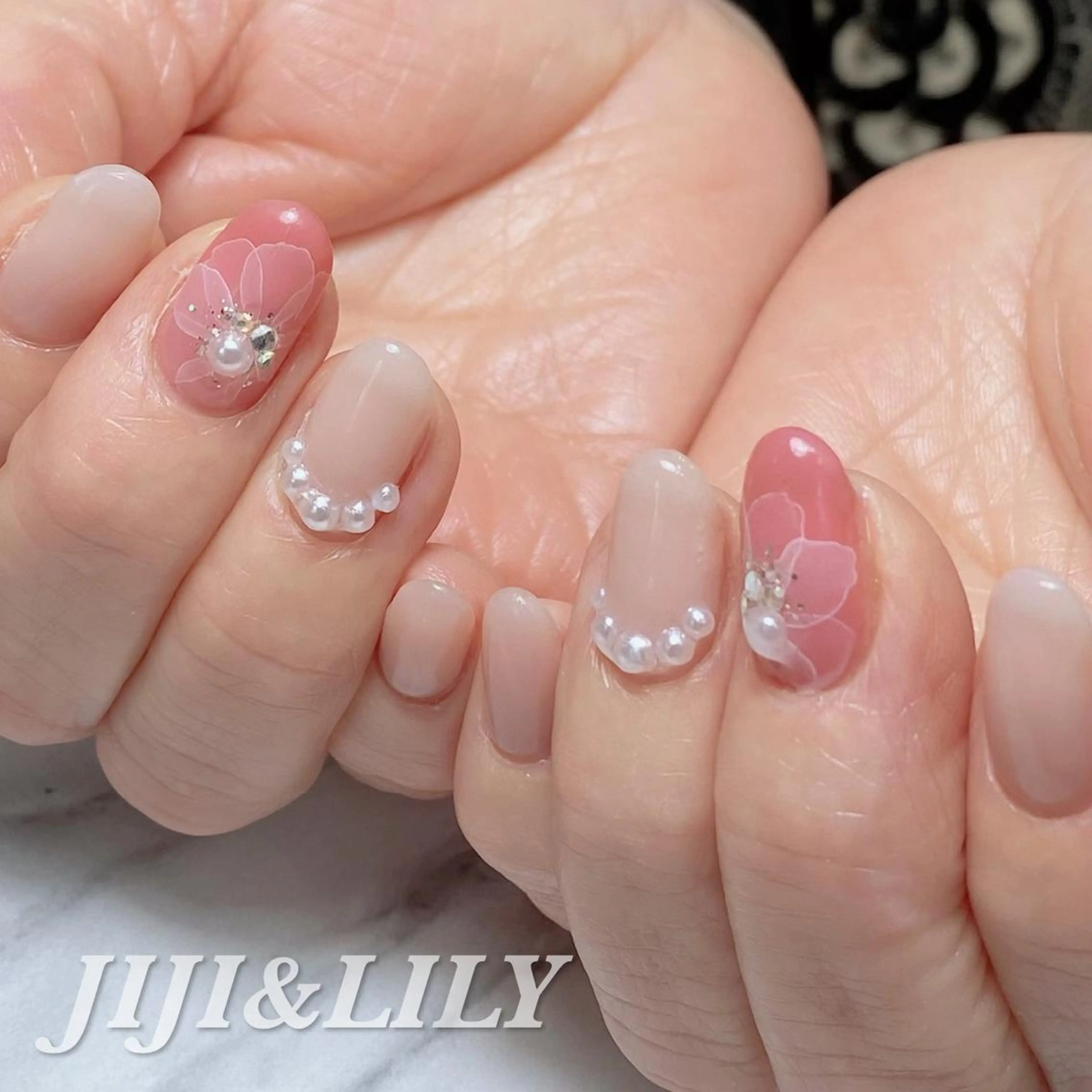 ネイル フラワーネイル 豊田 圭子のネイルデザイン