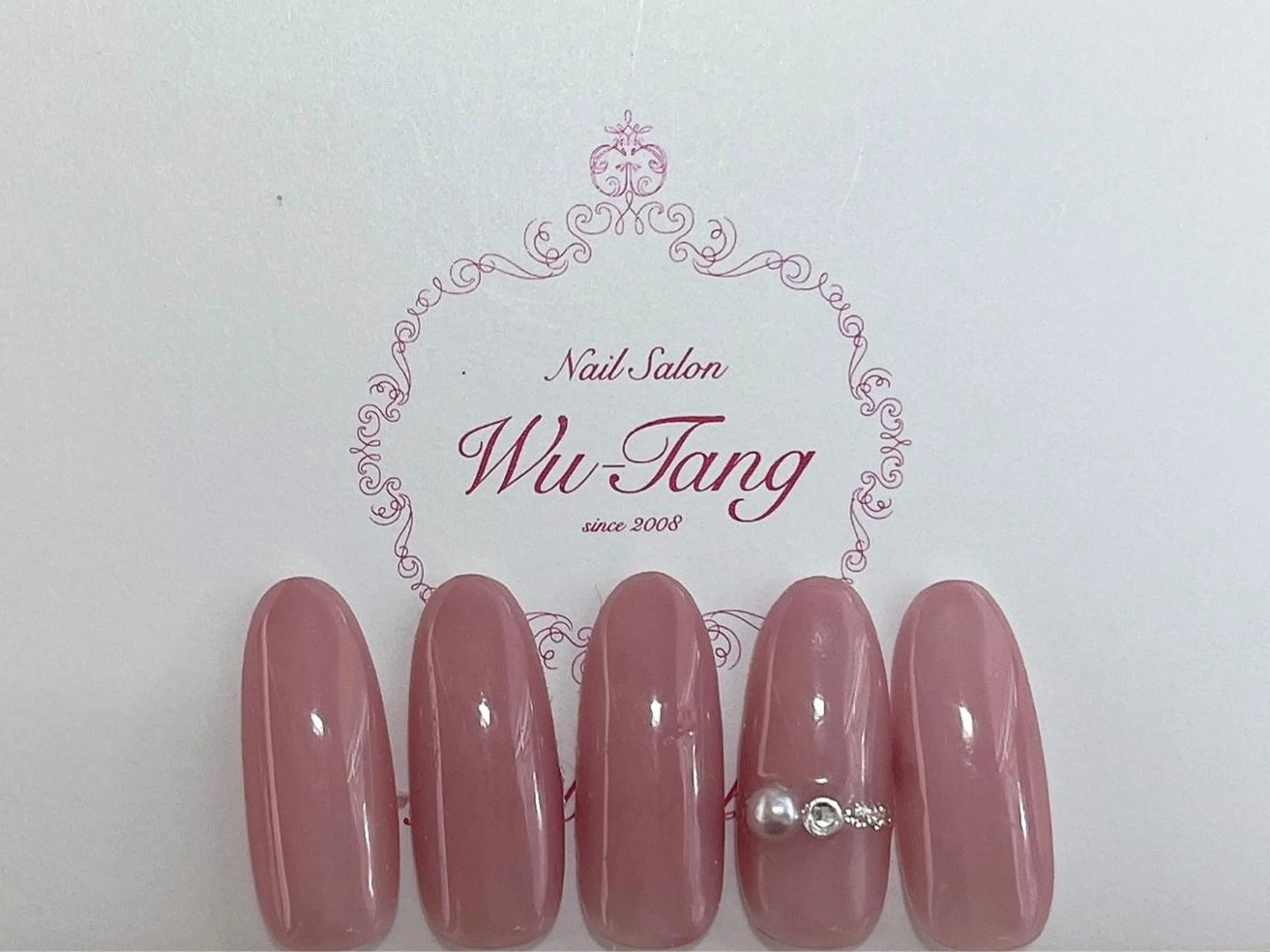 ネイル アートネイル シンプルネイル 堤 花のネイルデザイン