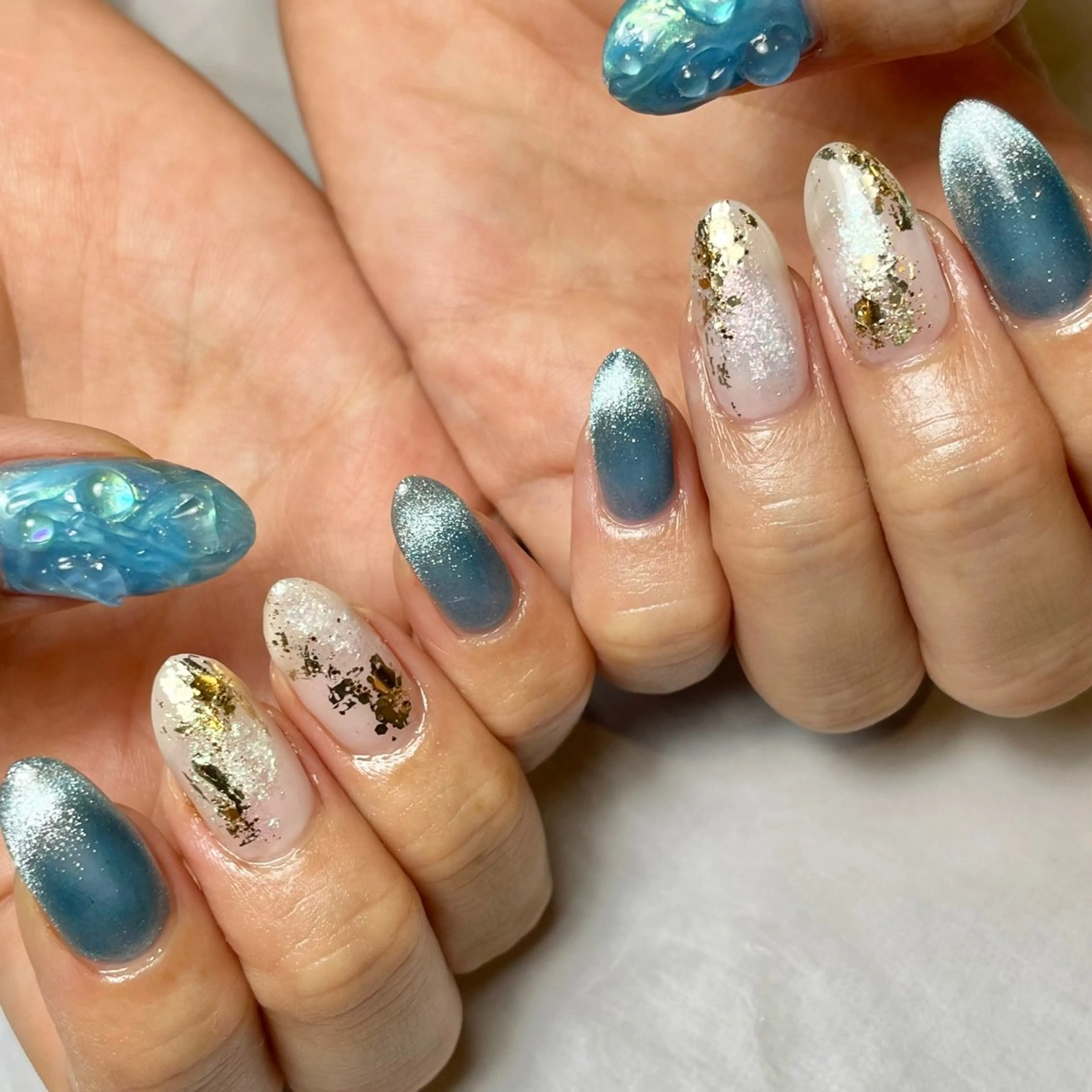 ネイル 持ち込み ハンドネイル Reflection marikoのネイルデザイン