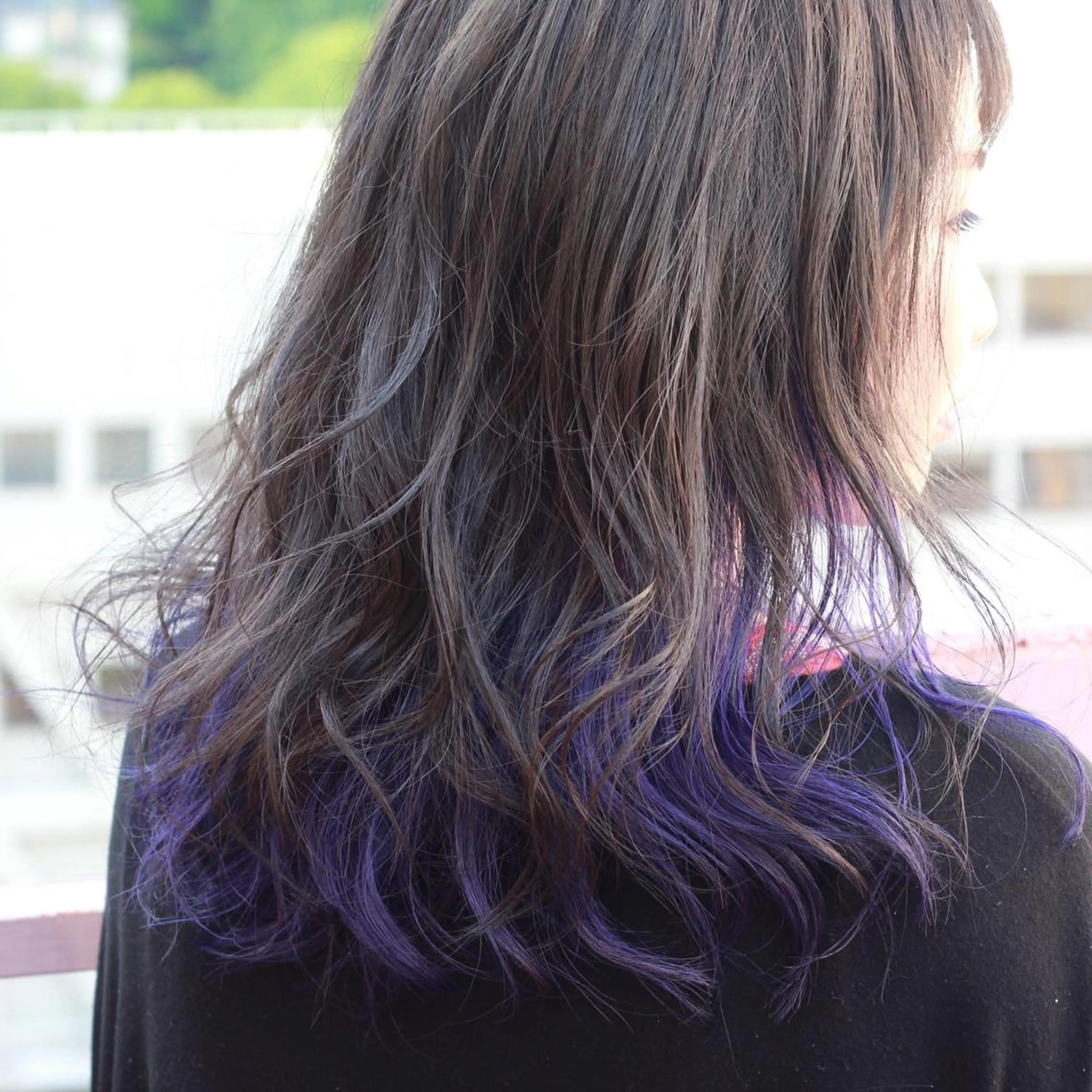 セミロング カラー パープルカラー カット Viage （ビアージュ）のヘアスタイル