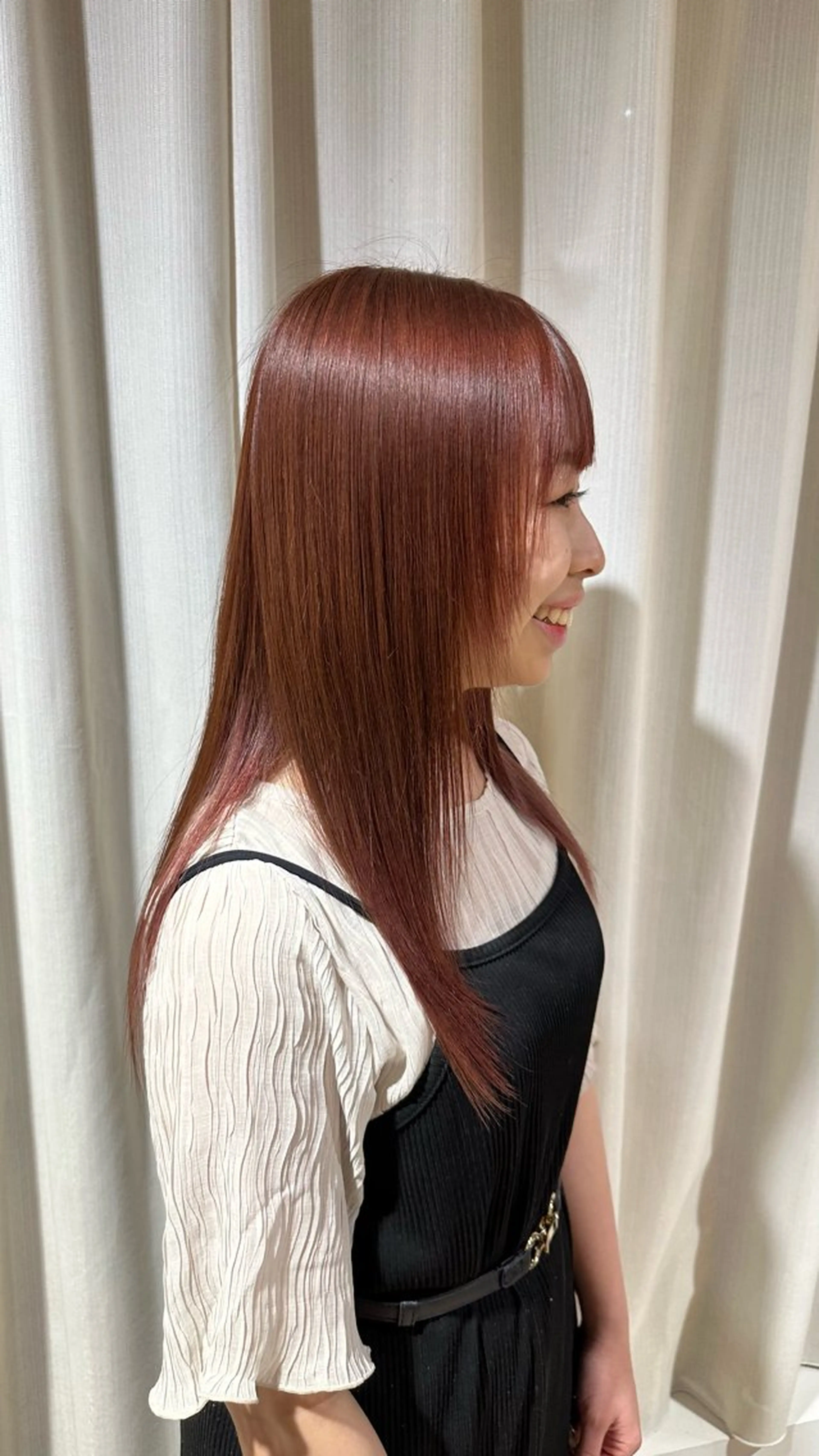 セミロング 髪質改善/レイヤー カット/川上京香のヘアスタイル