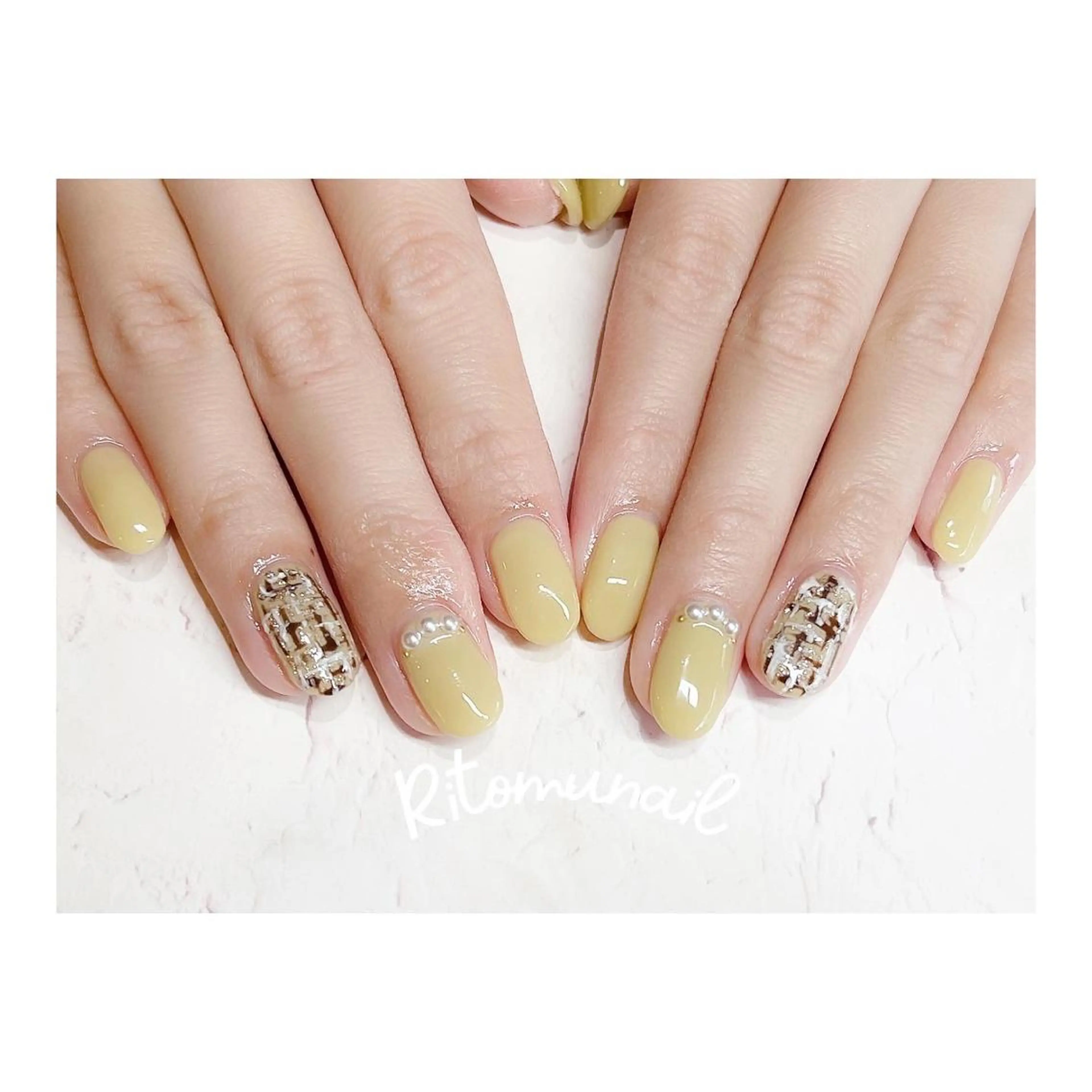 ネイル 春ネイル ritom.nail所属・nailist shioriのネイルデザイン