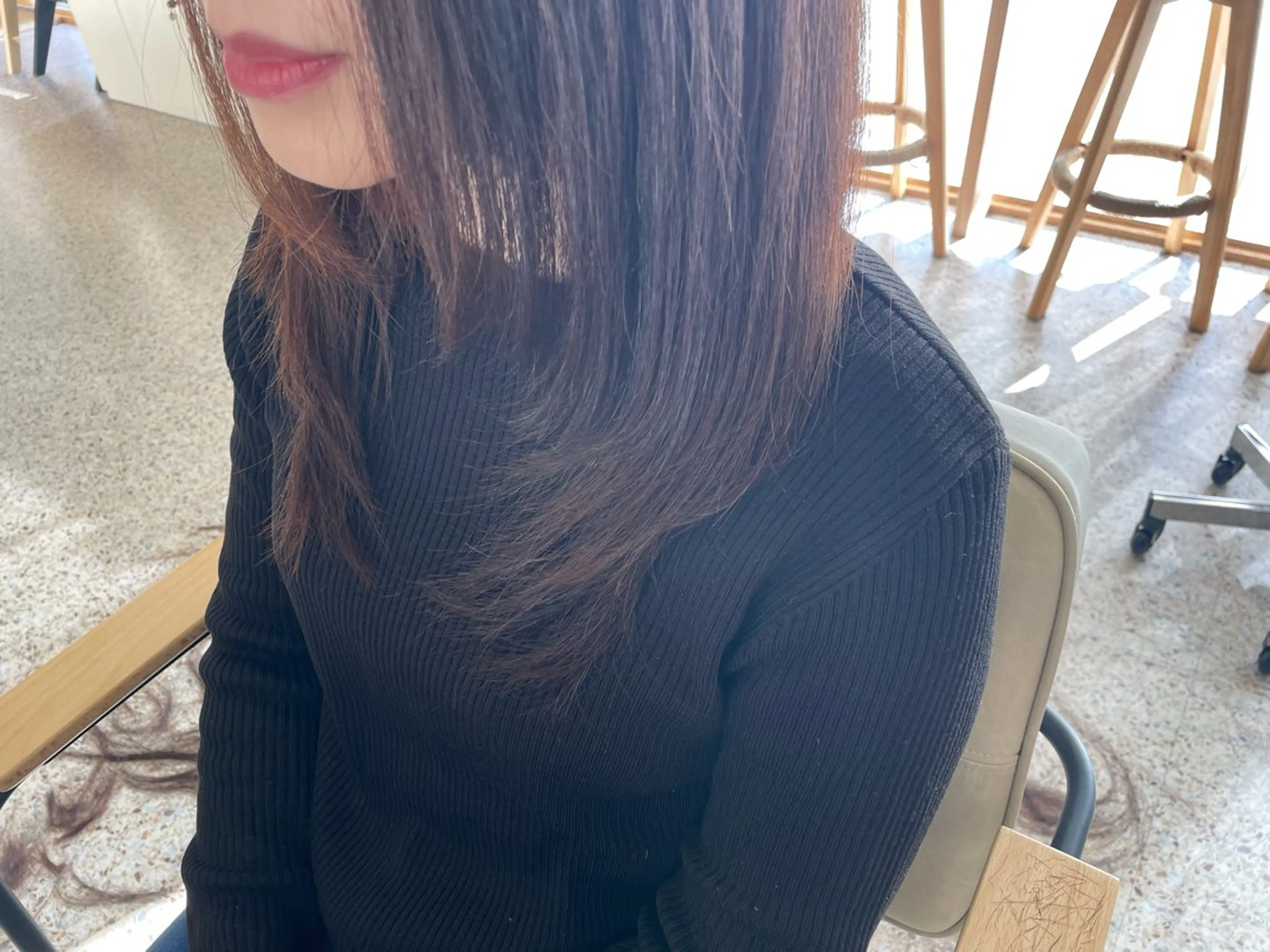 ロング カット 縮毛矯正 unica by milly 【緑地公園】所属・ユニカバイミリー MISAKI🫧のヘアスタイル