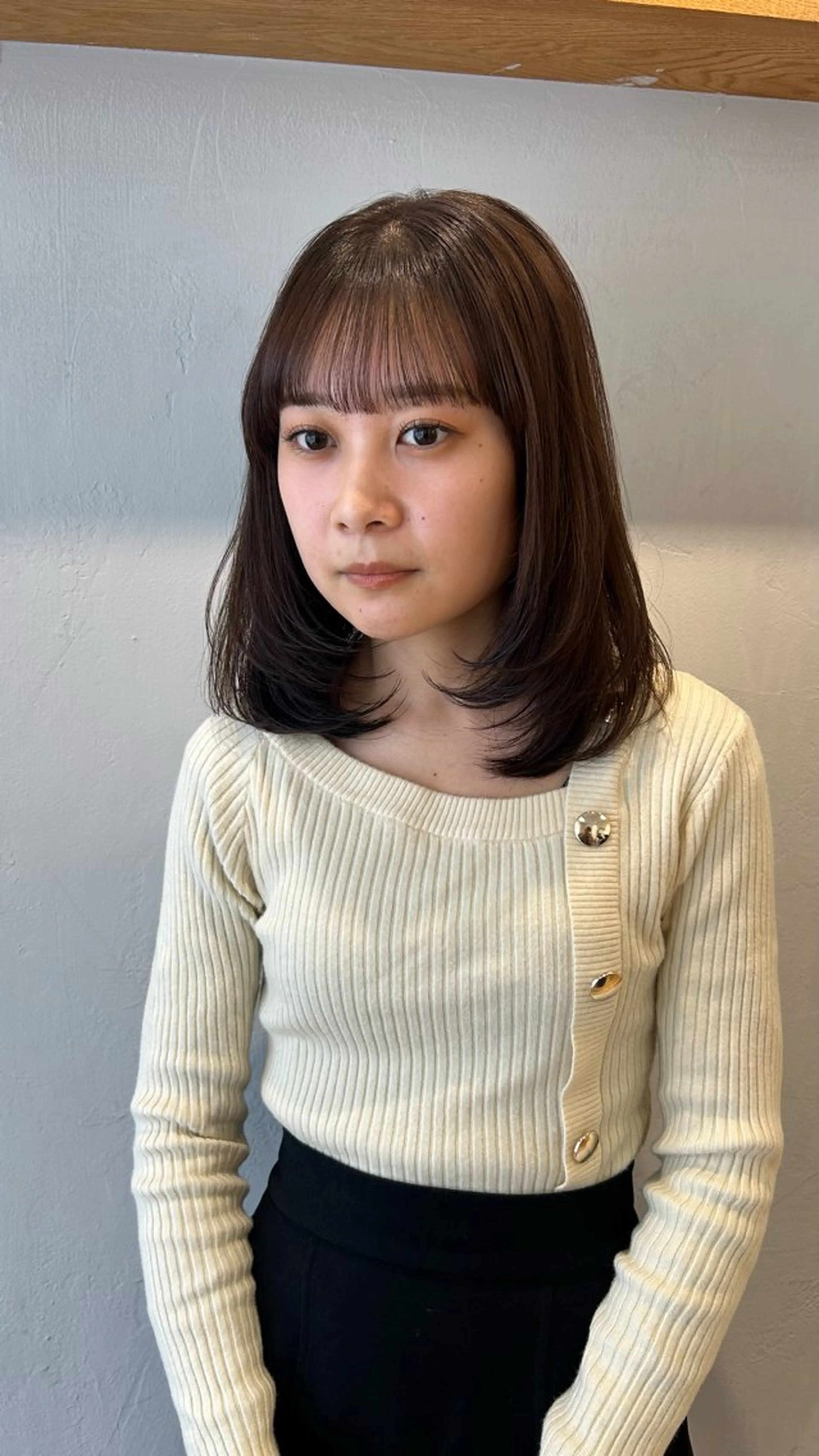 カット 縮毛矯正 じゅわっと暖色カラー 🍊Moemiのヘアスタイル