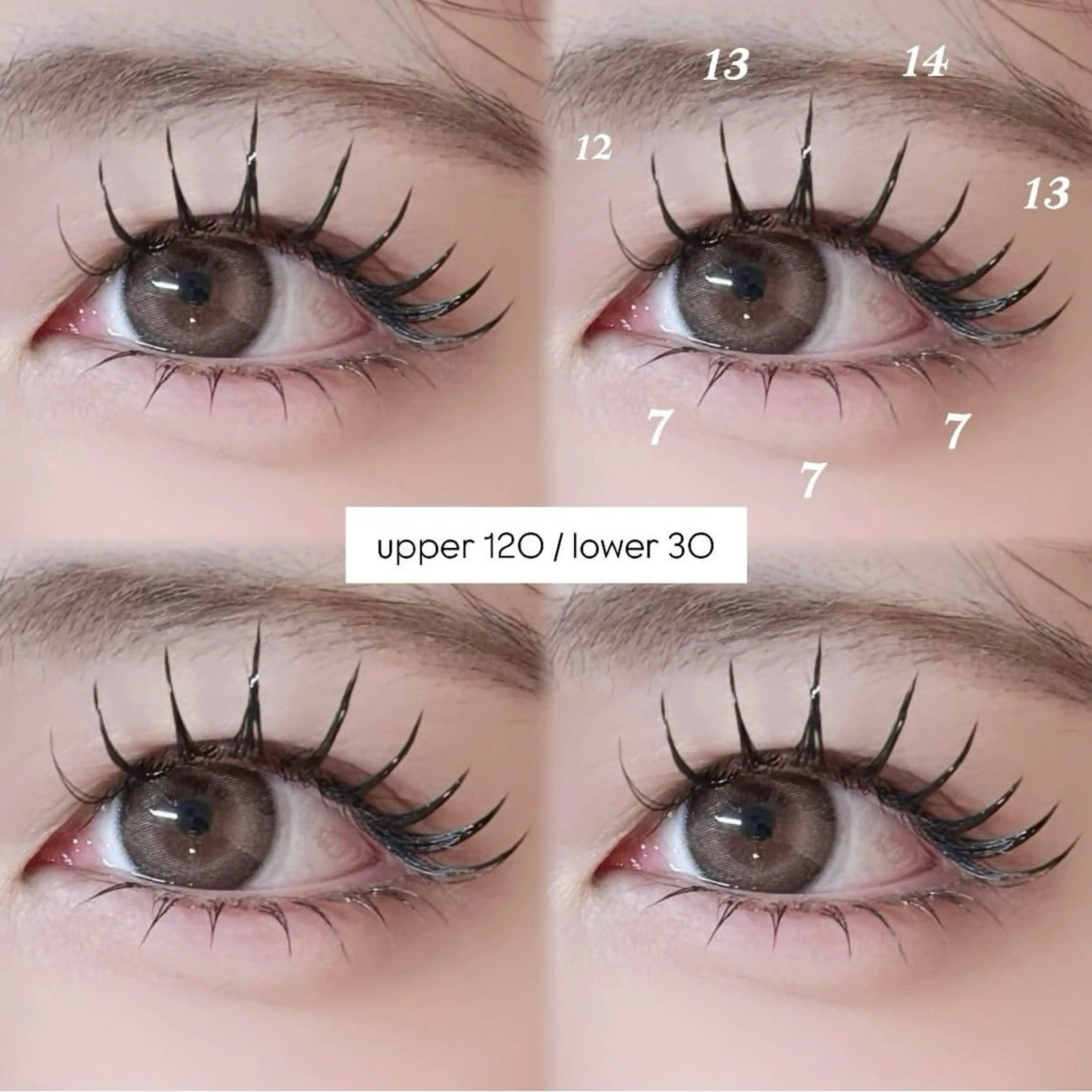 マツエク・マツパ バインドロック 大宮 あかりのマツエク・マツパデザイン