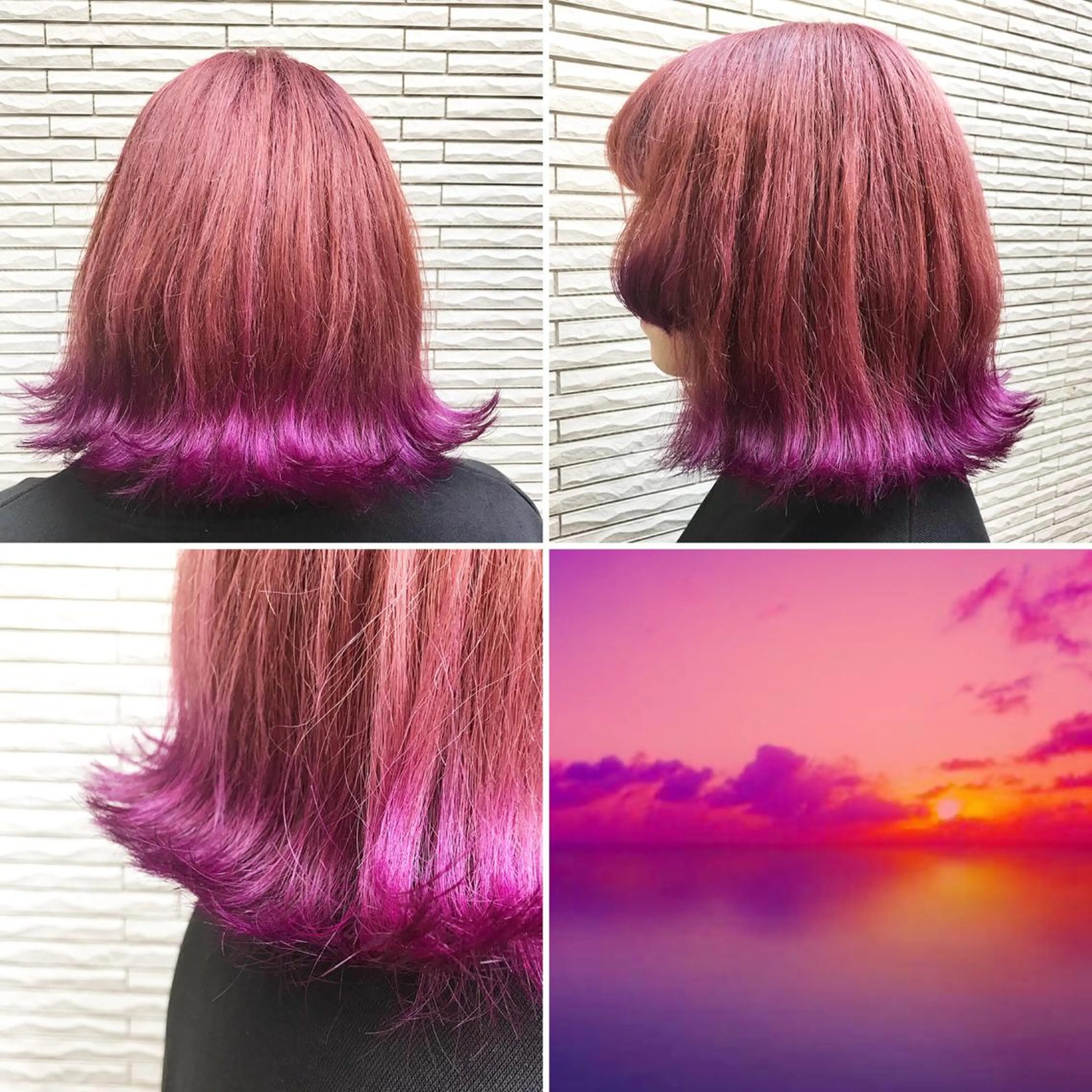 ショート カラー ピンクカラー パープルカラー ヘアカラー トリートメント "PEPPU "所属・🌈推し色派手髪 ハイトーンShinのヘアスタイル